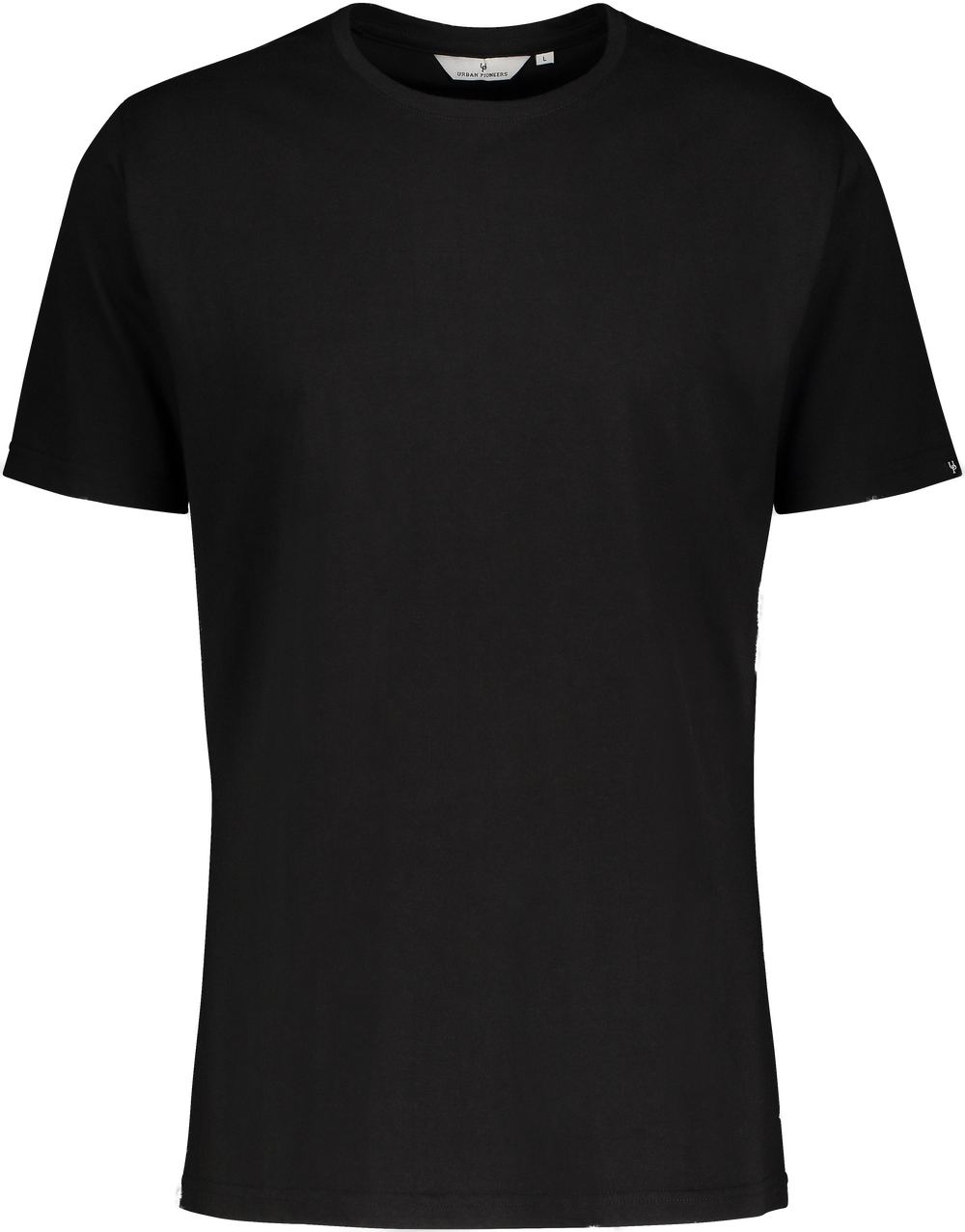 Urban Pioneers Male Niklas Basic T-SHIRT SOLID BLACK