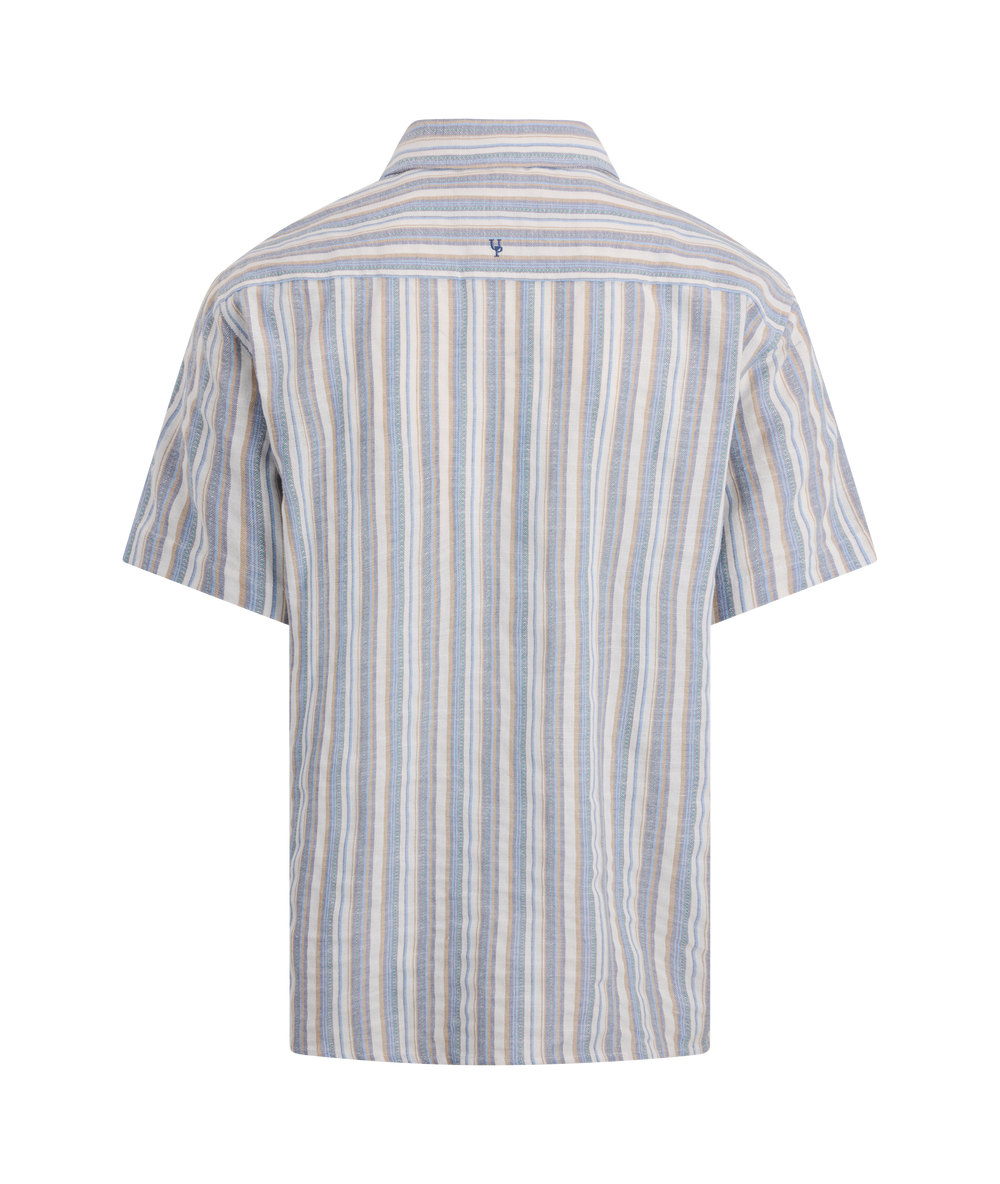 Urban Pioneers Male Niles SS Shirt SS SHIRT LT.BLUE MULTI
