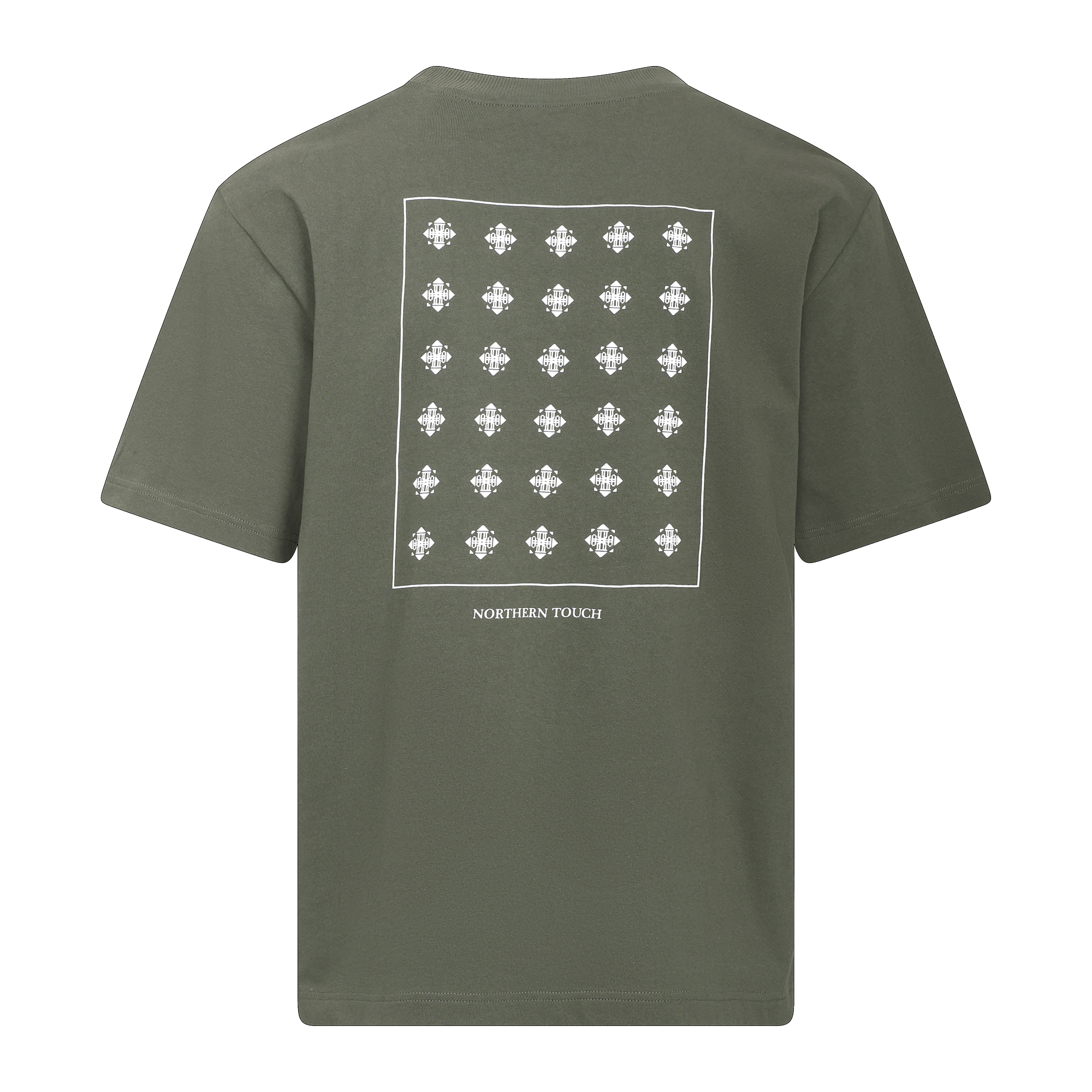 Urban Pioneers Male Northern Tee T-SHIRT OLIVE SQUARE