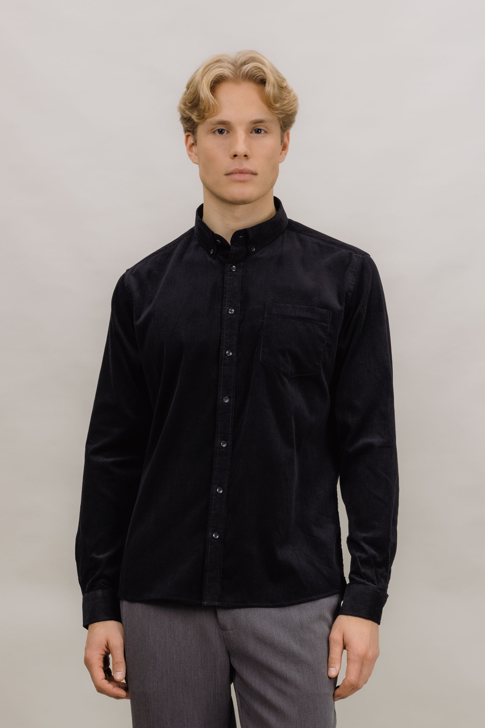 Urban Pioneers Male Obama LS Shirt SHIRT BLACK