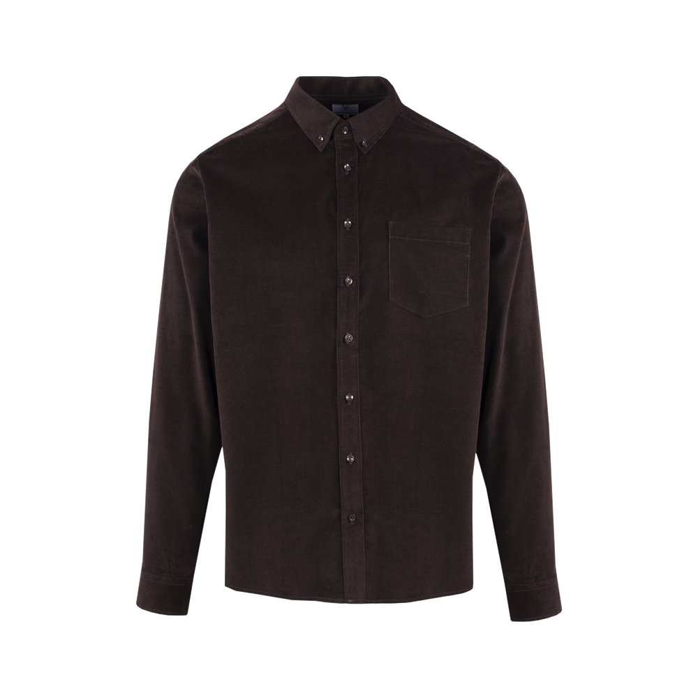 Urban Pioneers Male Obama Shirt SHIRT CHOCOLATE