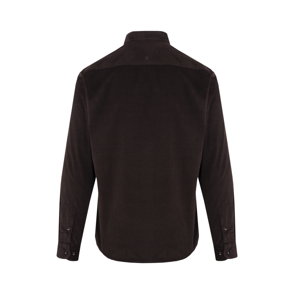 Urban Pioneers Male Obama Shirt SHIRT CHOCOLATE