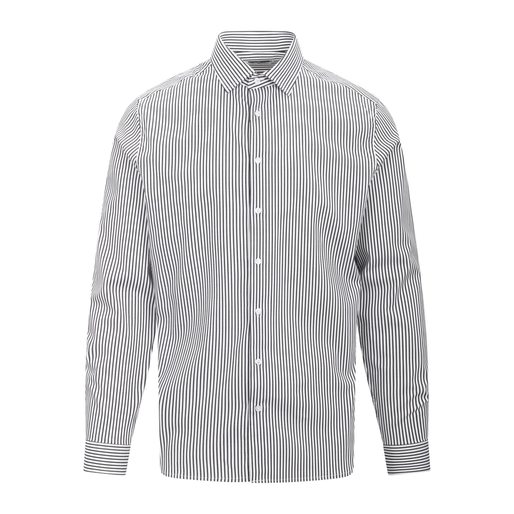 Urban Pioneers Male Obazi Shirt LS SHIRT WHITE/NAVY