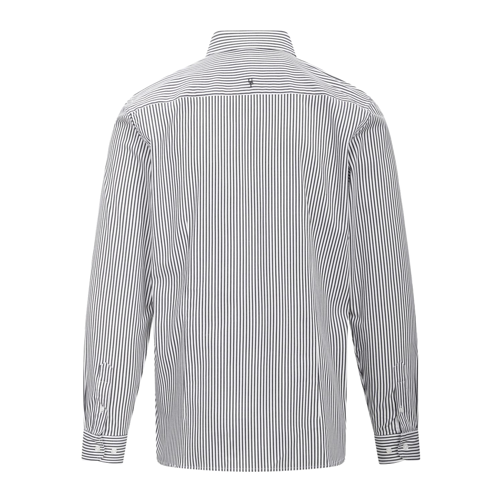 Urban Pioneers Male Obazi Shirt LS SHIRT WHITE/NAVY