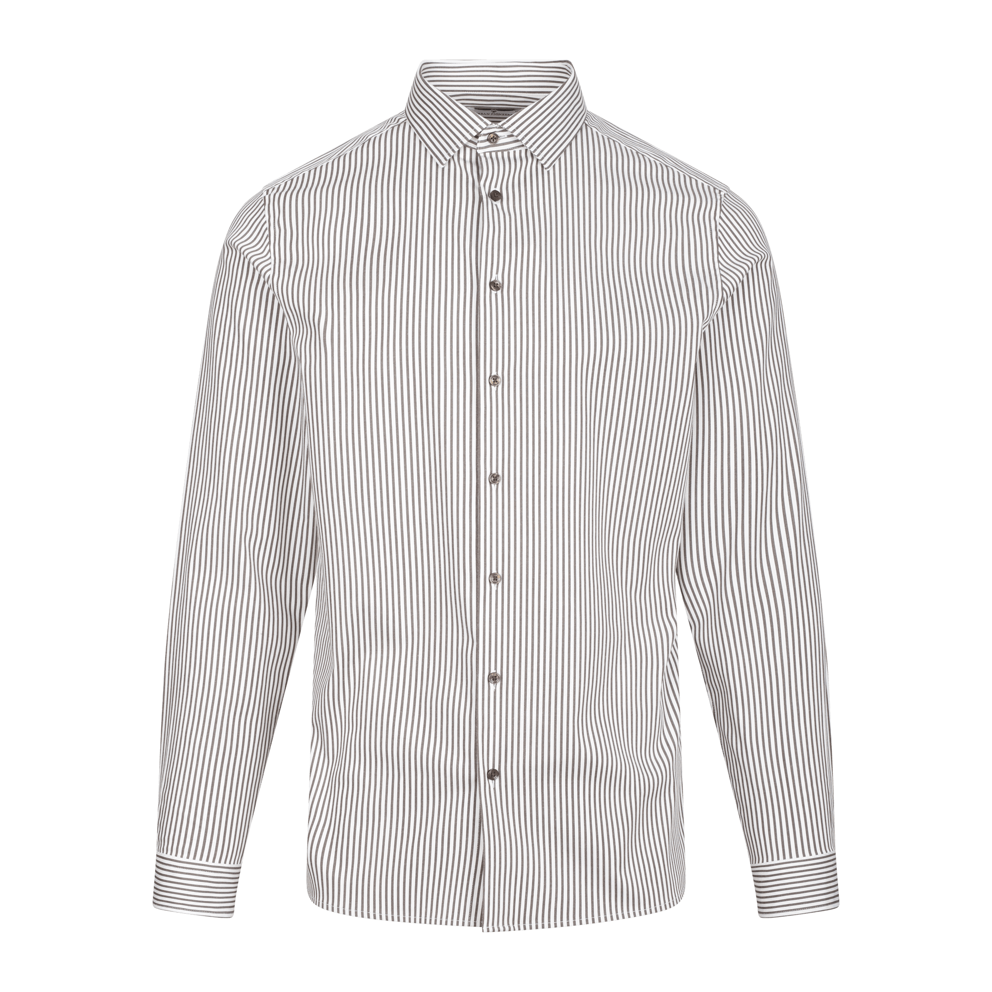 Urban Pioneers Male Obazi Shirt LS SHIRT WHITE/FOREST NIGHT