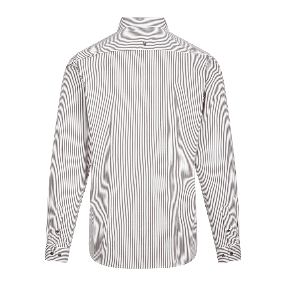 Urban Pioneers Male Obazi Shirt LS SHIRT WHITE/FOREST NIGHT