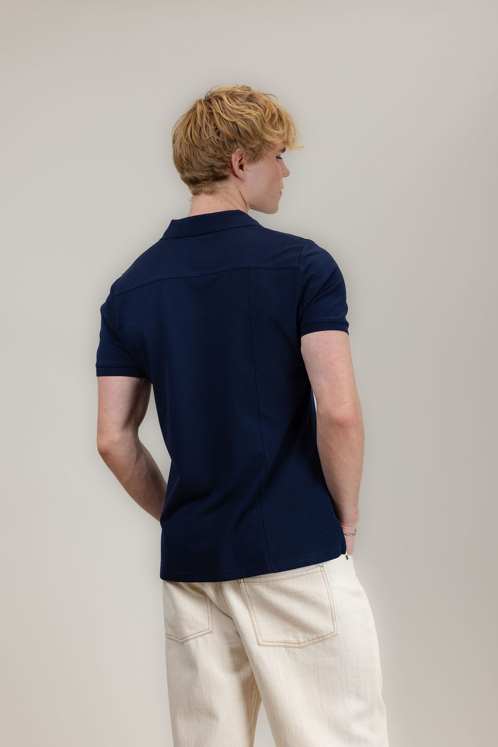 Urban Pioneers Male Oliver Pique PIQUE NAVY