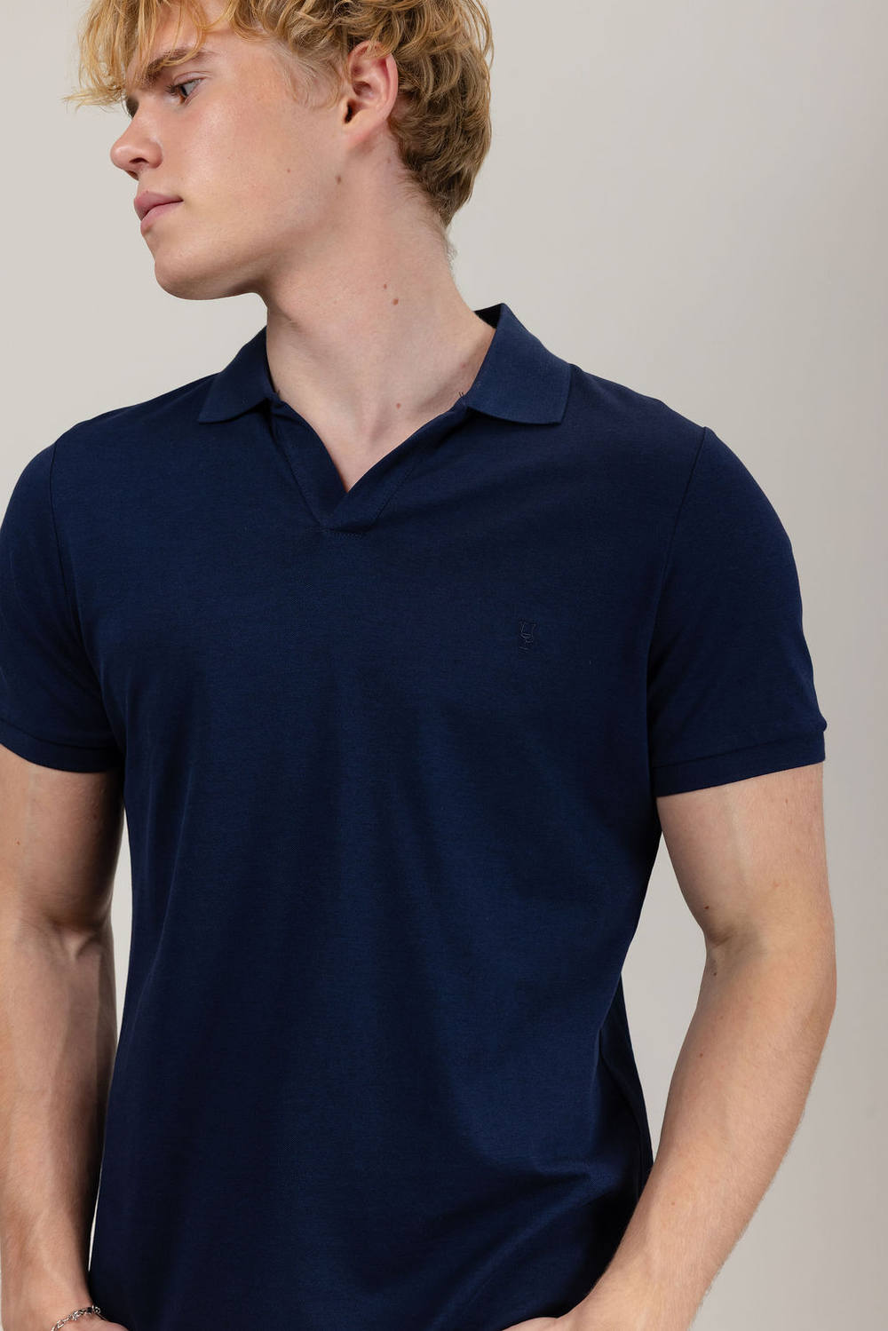 Urban Pioneers Male Oliver Pique PIQUE NAVY