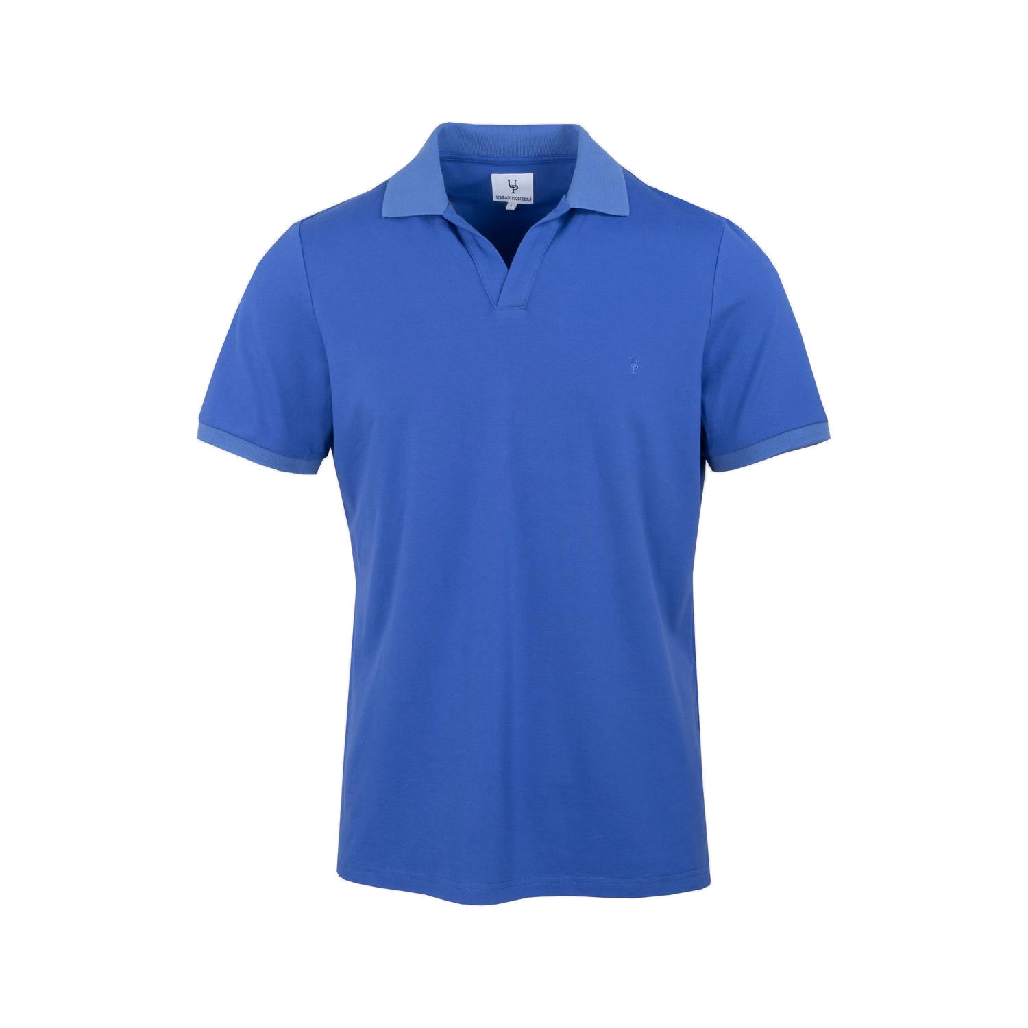 Urban Pioneers Male Oliver Pique PIQUE PLACIDE BLUE