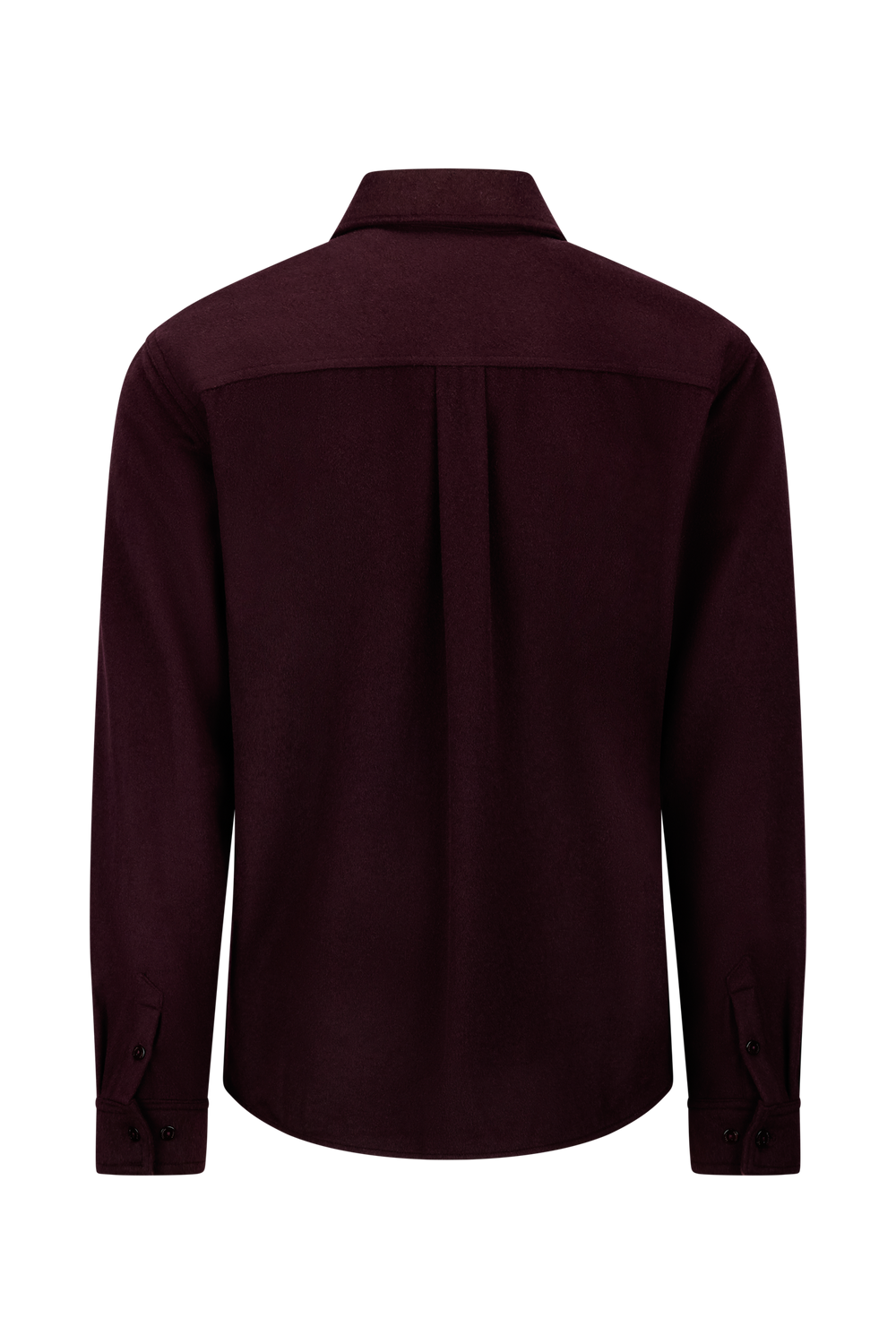 Urban Pioneers Male Orazio Wool Shirt SHIRT DARK BURGUNDY