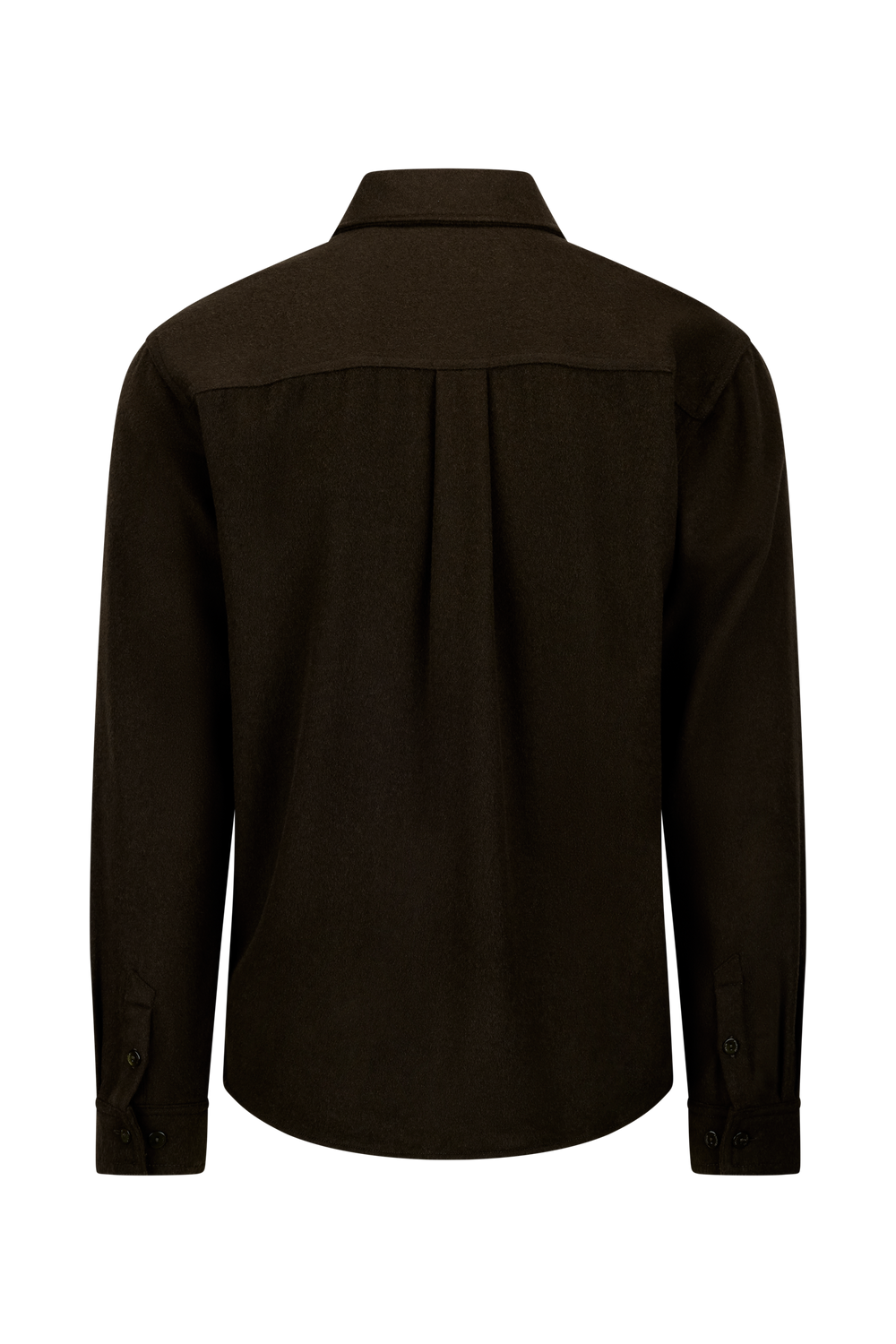 Urban Pioneers Male Orazio Wool Shirt SHIRT DARK OLIVE
