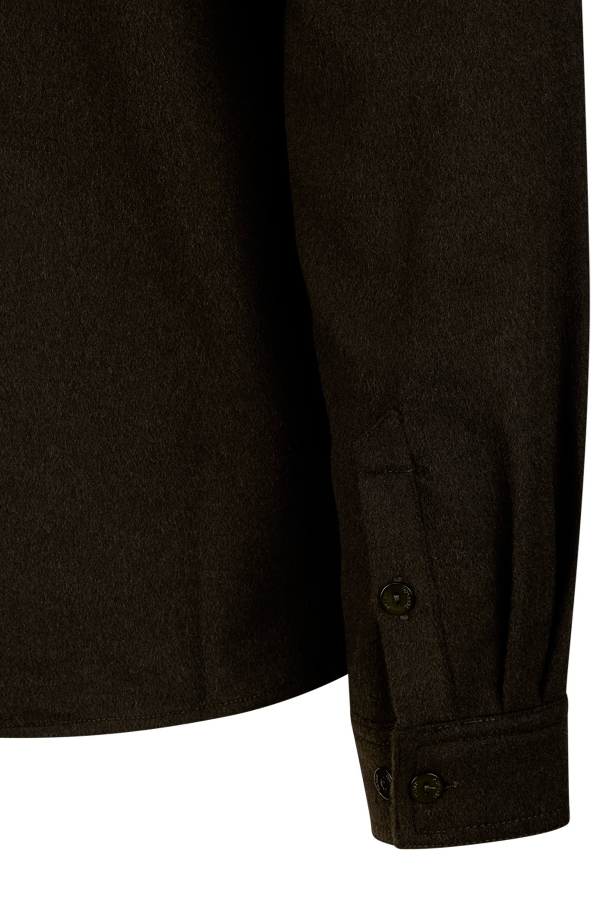 Urban Pioneers Male Orazio Wool Shirt SHIRT DARK OLIVE