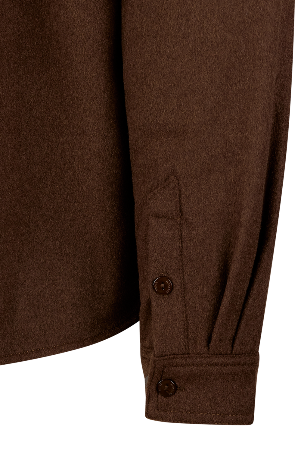 Urban Pioneers Male Orazio Wool Shirt SHIRT DARK TOFFEE
