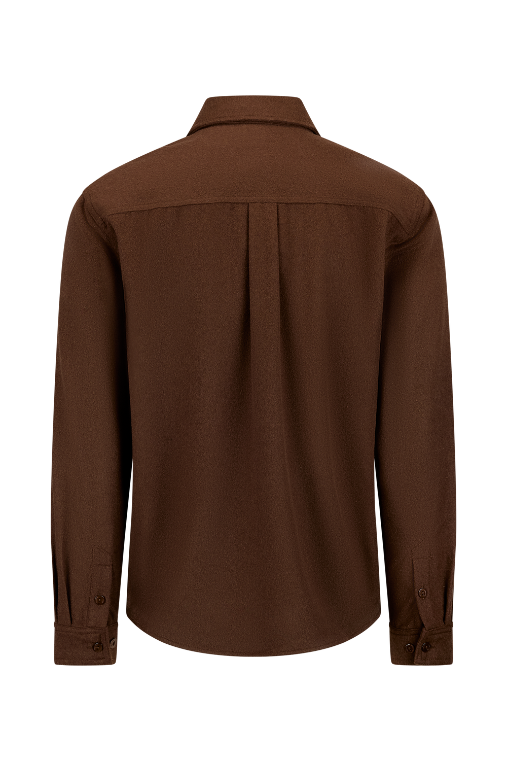 Urban Pioneers Male Orazio Wool Shirt SHIRT DARK TOFFEE