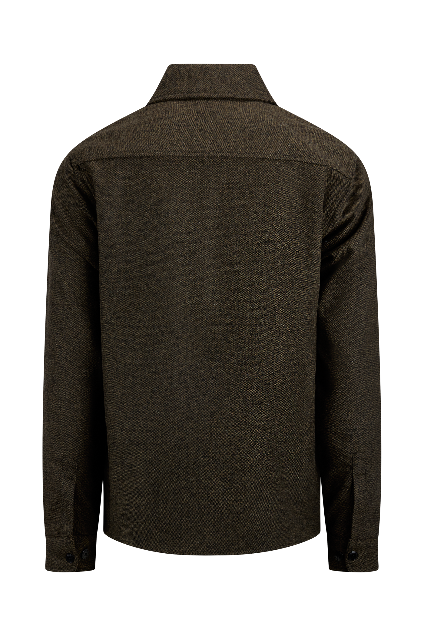 Urban Pioneers Male Oskar Wool Shirt SHIRT DARK OLIVE