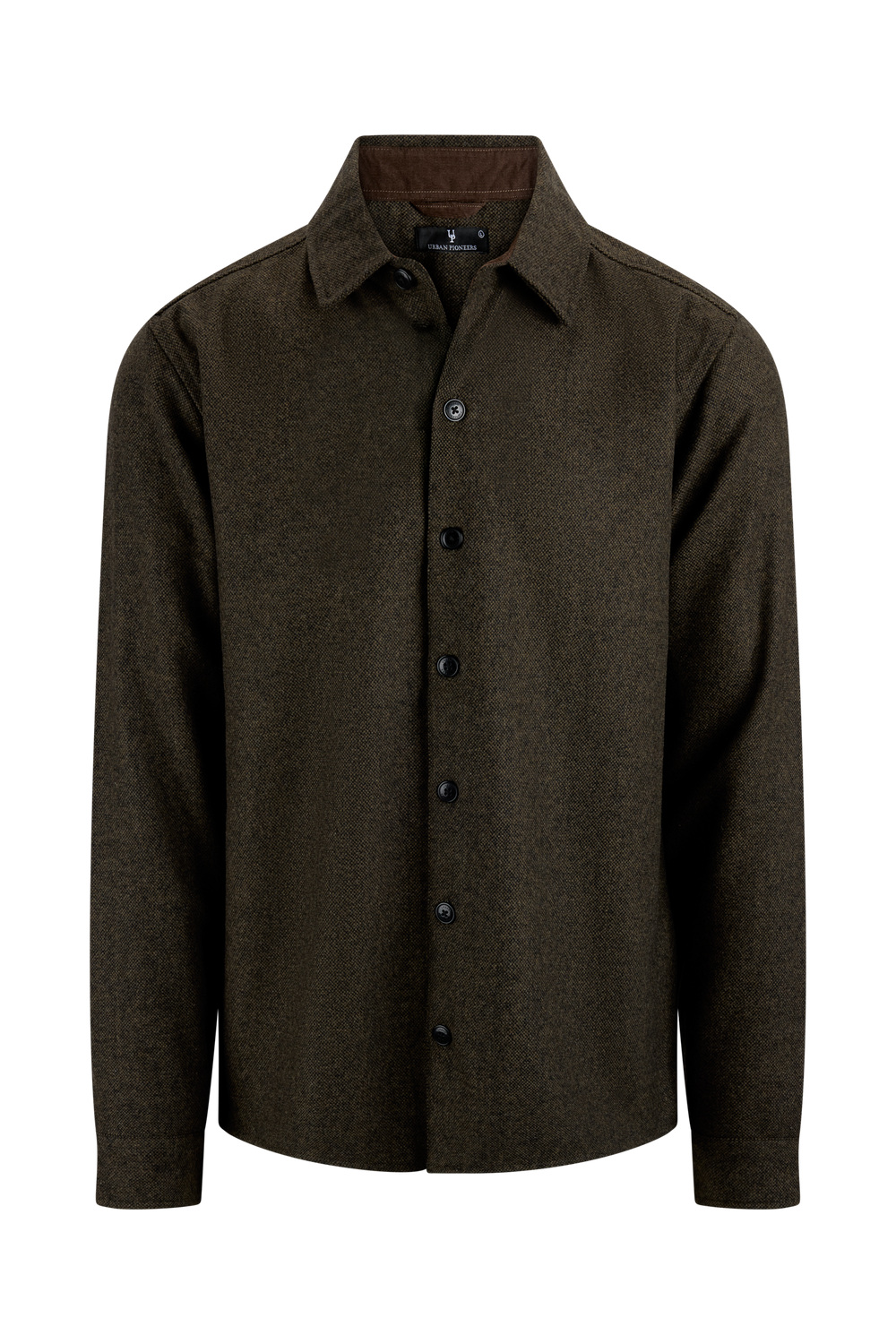 Urban Pioneers Male Oskar Wool Shirt SHIRT DARK OLIVE