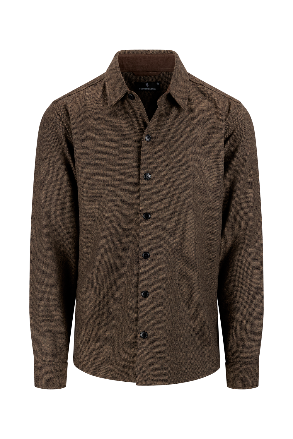 Urban Pioneers Male Oskar Wool Shirt SHIRT MID BROWN
