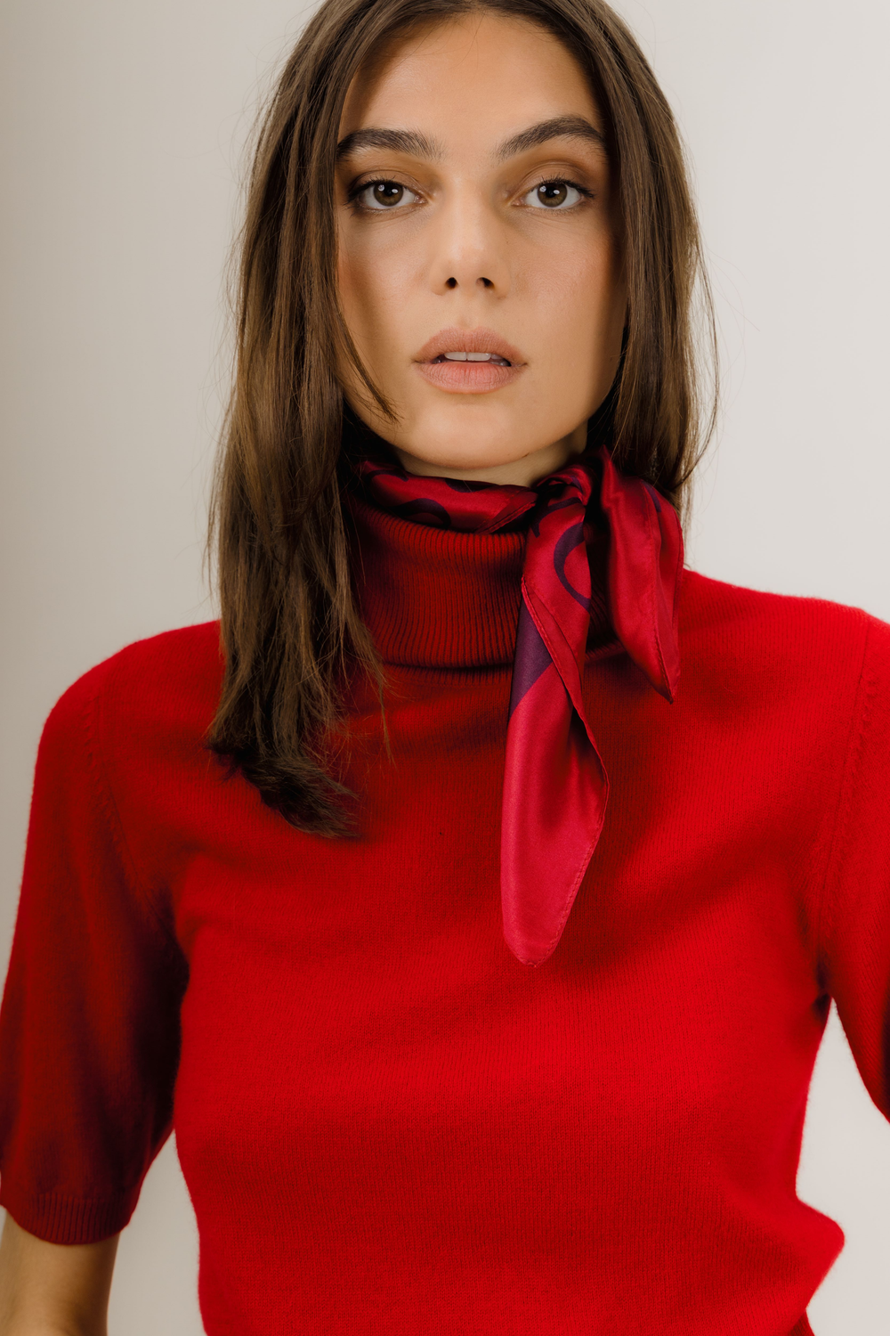 Urban Pioneers Uni Palma Silk SCARF MERLOT