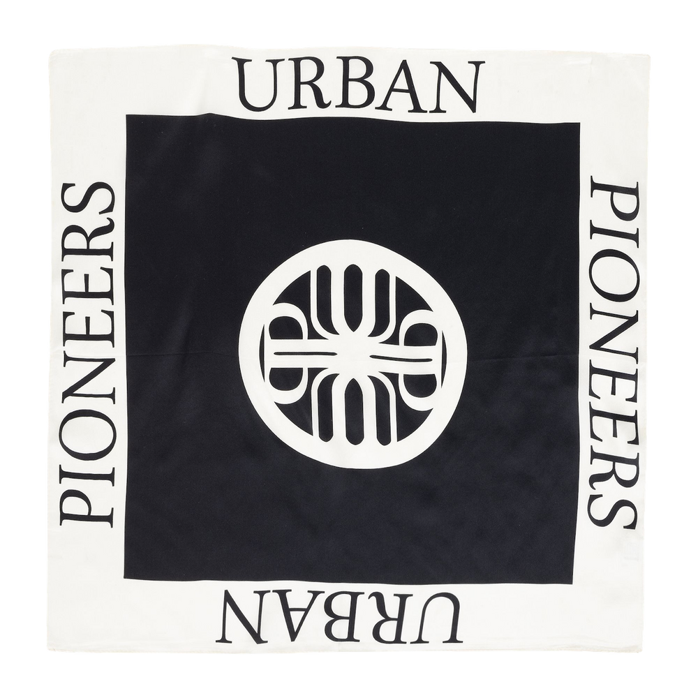 Urban Pioneers Uni Palma Silk SCARF BLACK