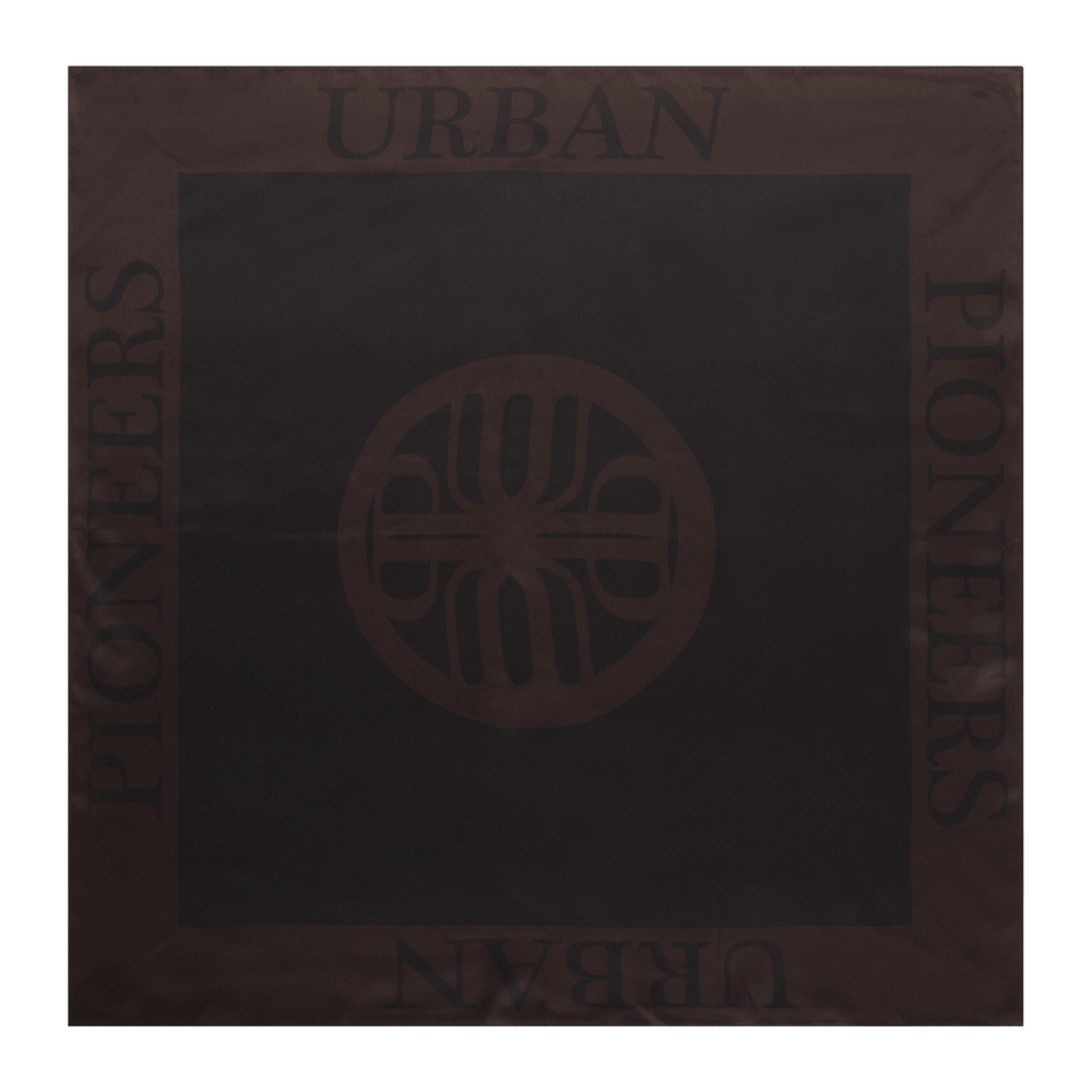 Urban Pioneers Uni Palma Silk SCARF BLACK COFFEE