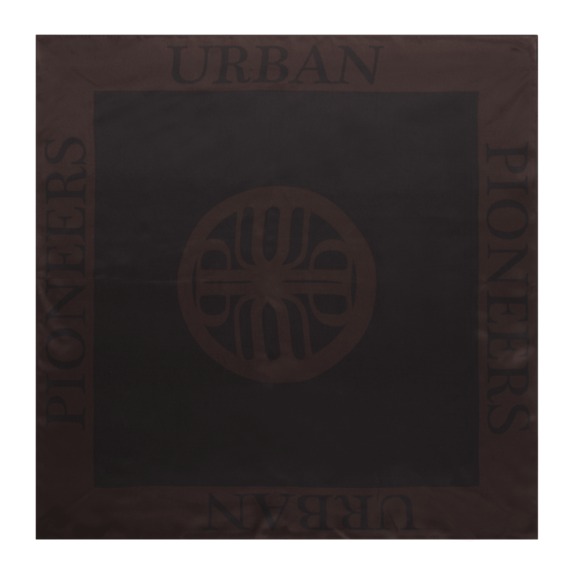 Urban Pioneers Uni Palma Silk SCARF BLACK COFFEE