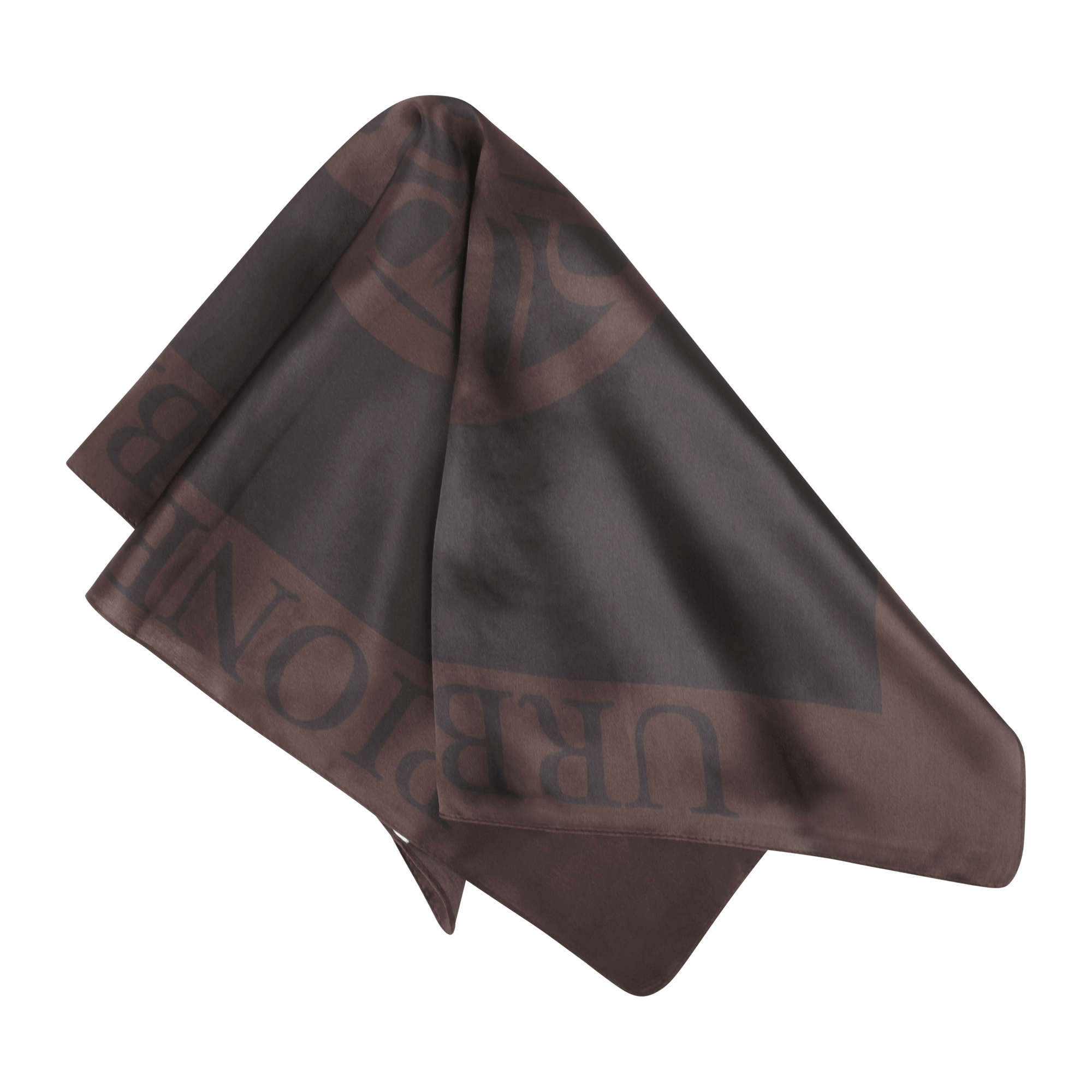 Urban Pioneers Uni Palma Silk SCARF BLACK COFFEE