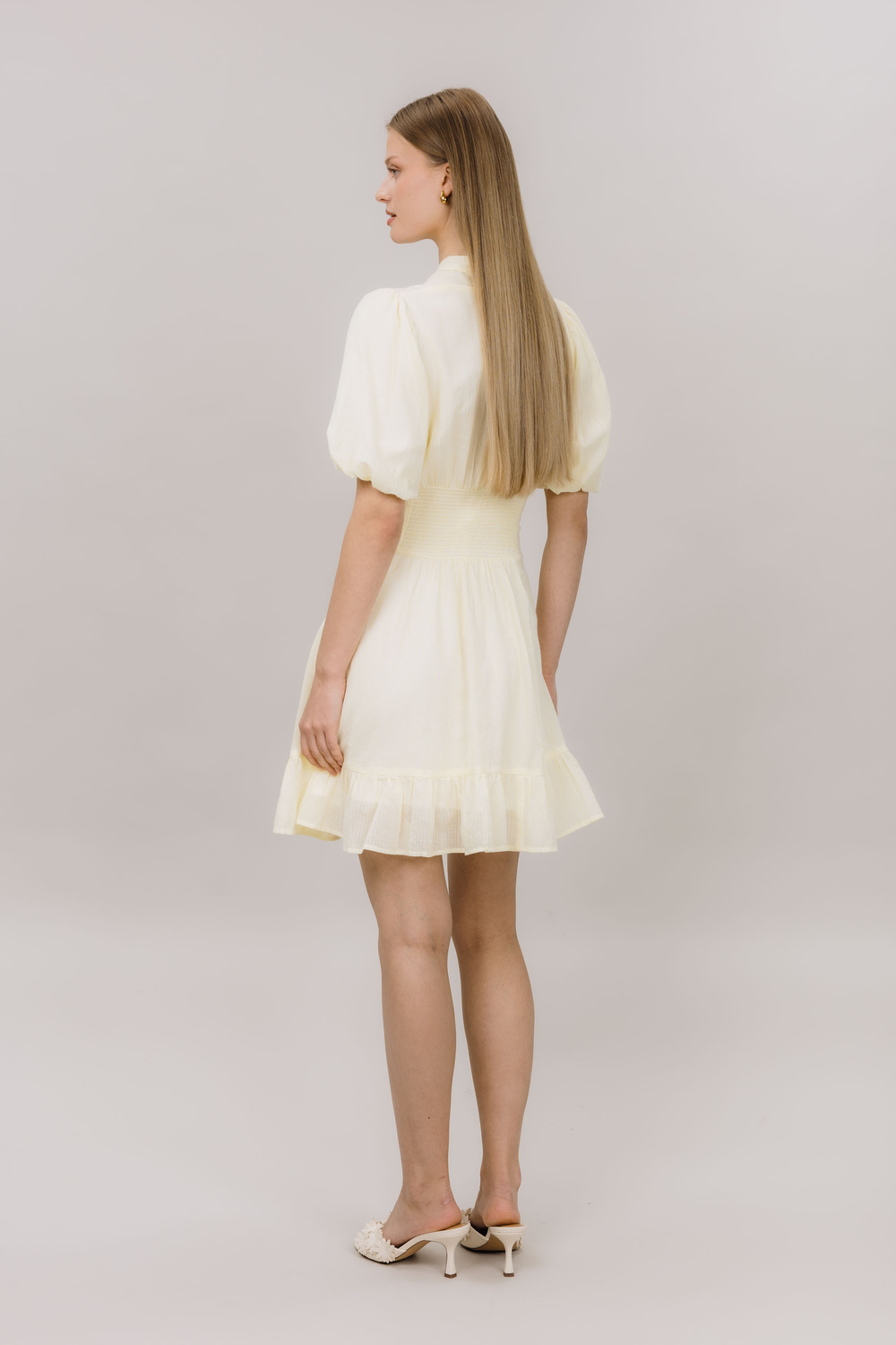 Urban Pioneers Female Papira Dress DRESS YELLOW STRIPES