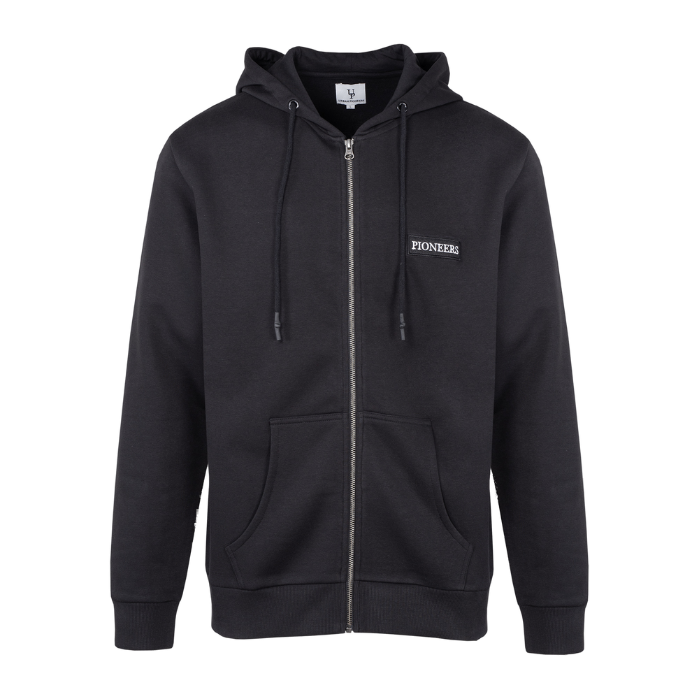 Urban Pioneers Male Parley Zip Hoodie  BLACK