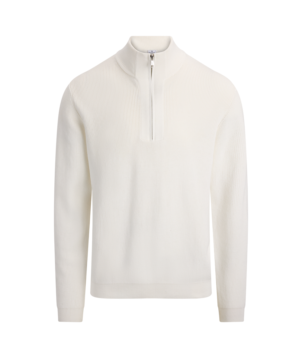 Urban Pioneers Male Pascal half-zip SWEATER CREAM