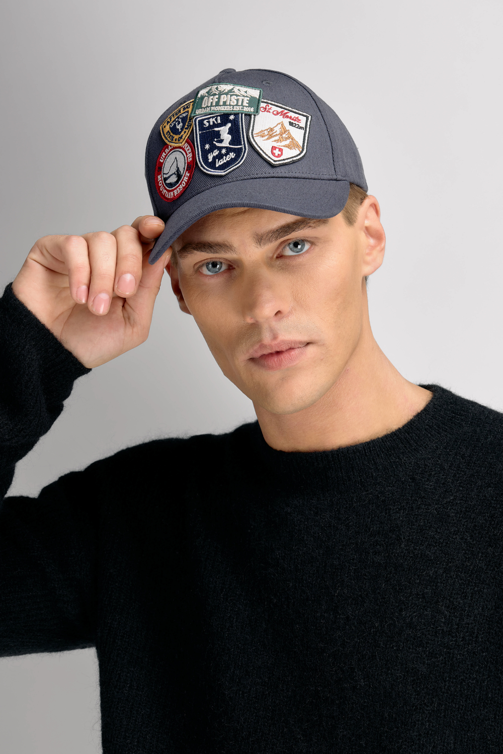 Urban Pioneers Uni Patches Cap CAP DARK NAVY