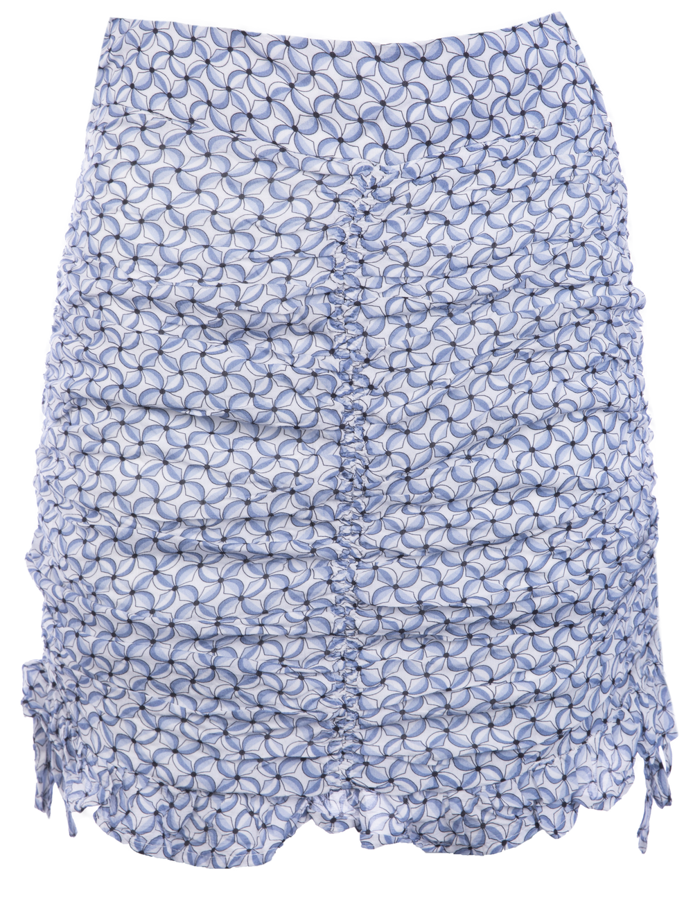 Urban Pioneers Female Pauline Skirt SKIRT BLUE WINDMILL AOP