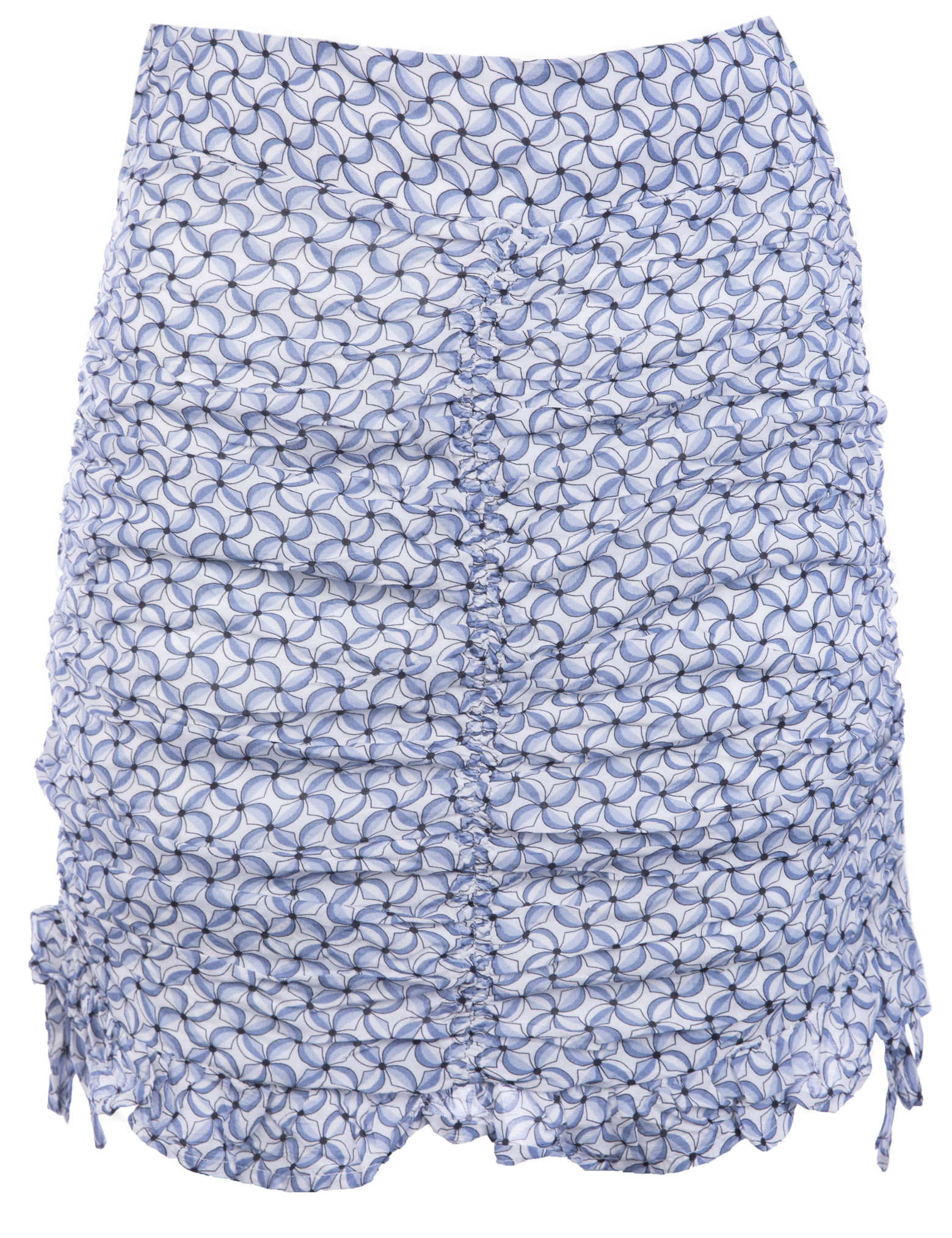 Urban Pioneers Female Pauline Skirt SKIRT BLUE WINDMILL AOP