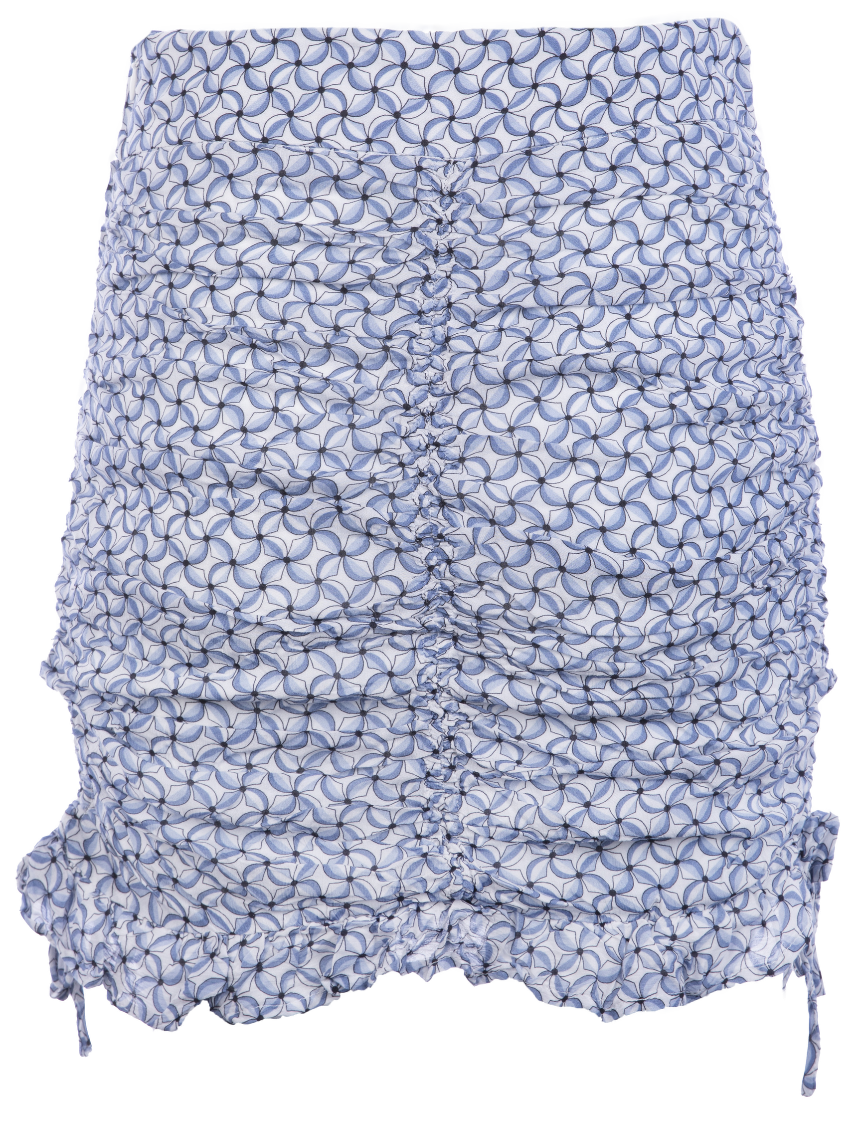 Urban Pioneers Female Pauline Skirt SKIRT BLUE WINDMILL AOP