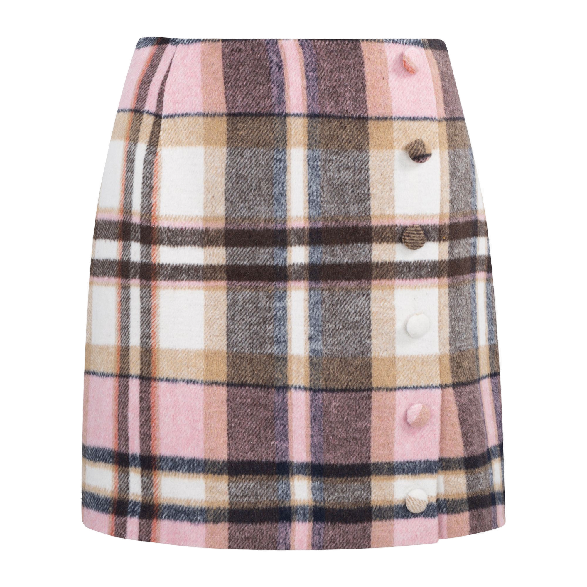 Urban Pioneers Female Petra Skirt SKIRT PINK CHECK