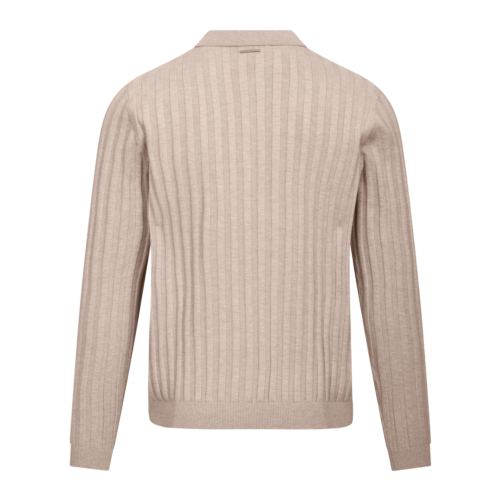 Urban Pioneers Male Phillip Half-zip SWEATER LIGHT SAND