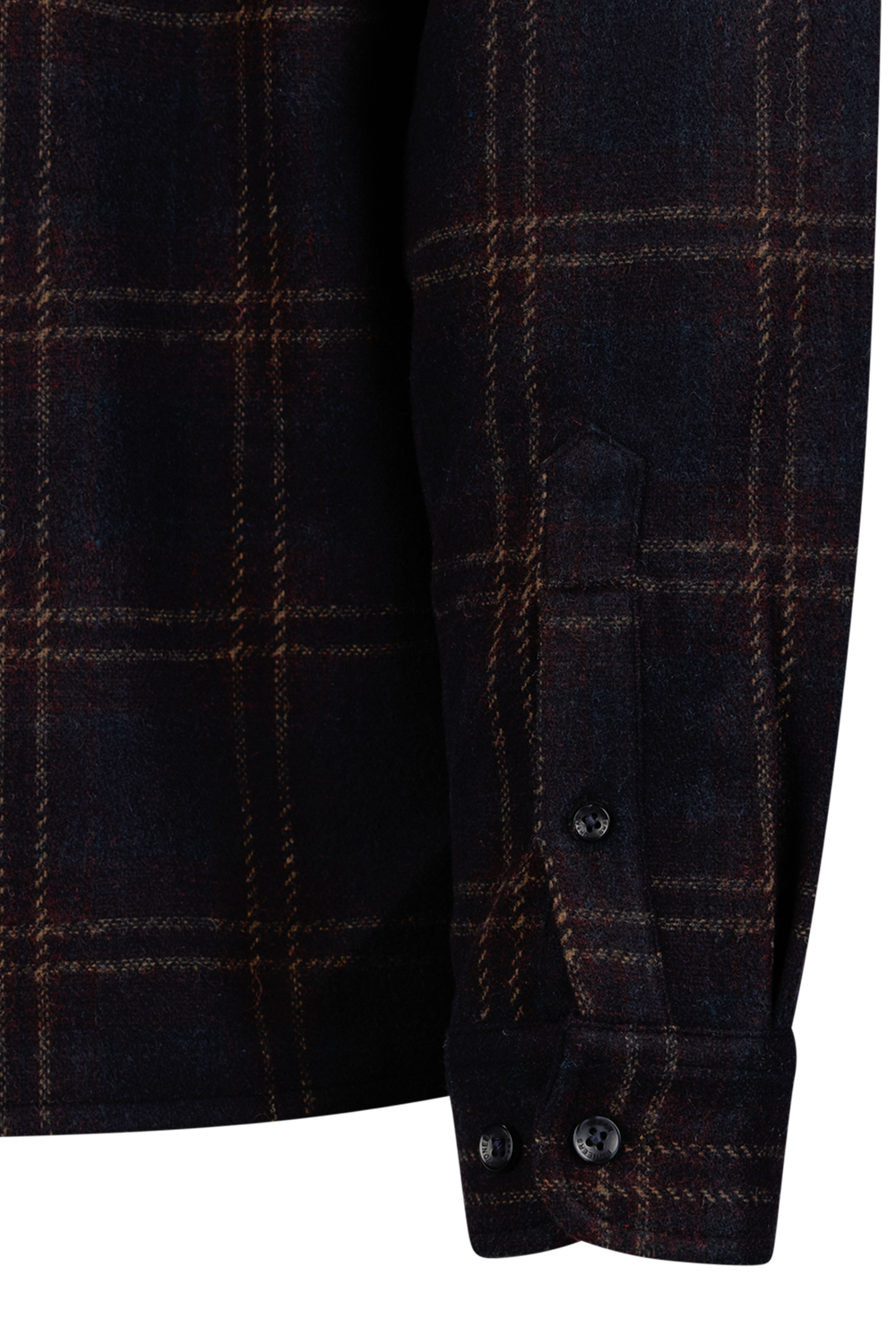 Urban Pioneers Male Piero Wool Shirt SHIRT NAVY CHECK