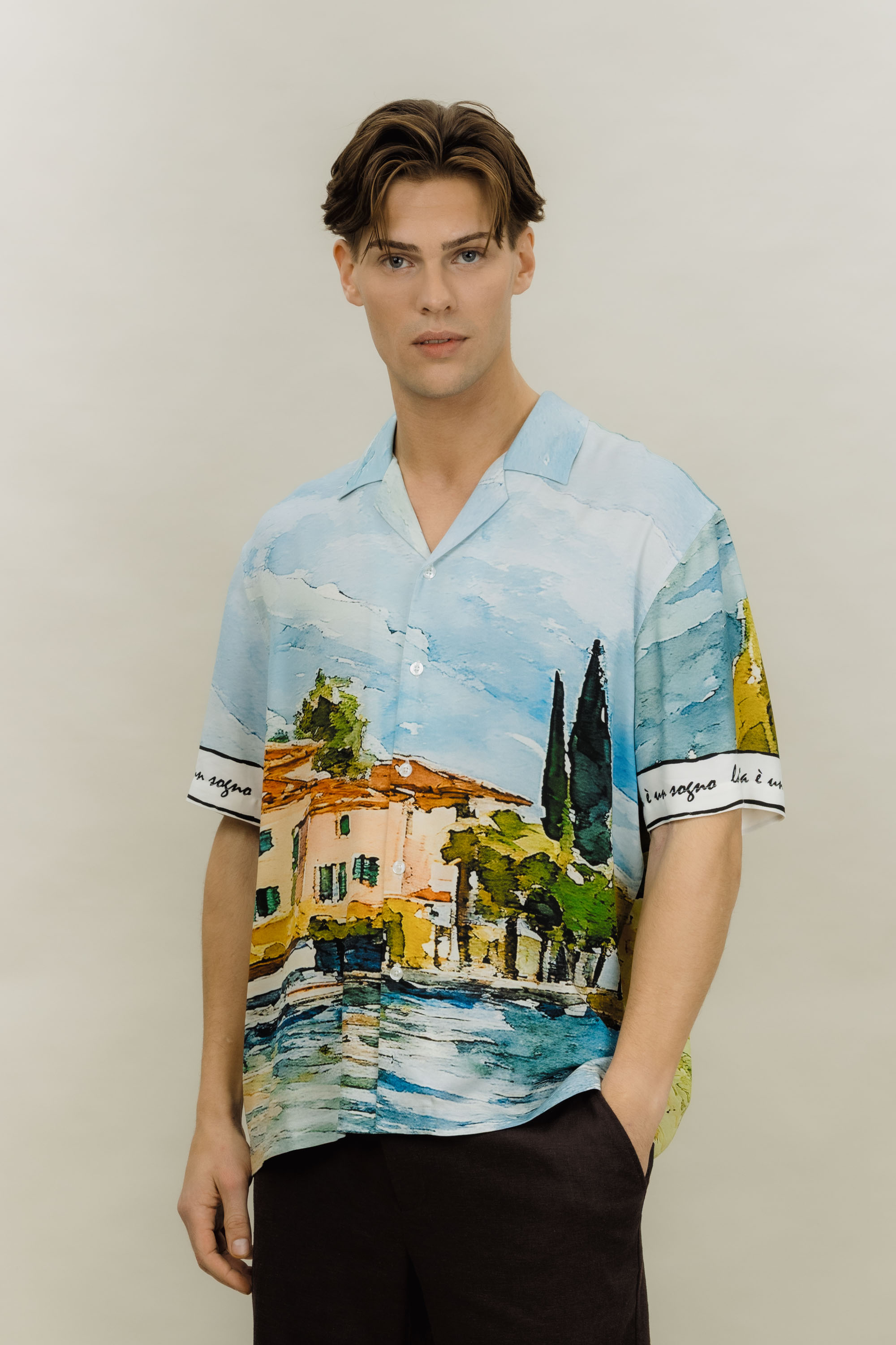Urban Pioneers Male Raffaello SS Shirt SS SHIRT MULTICOLOUR