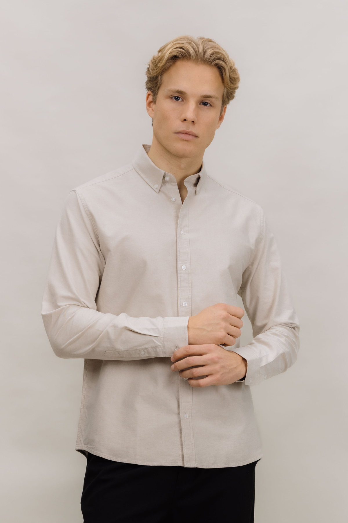 Urban Pioneers Male Redondo LS Shirt SHIRT SAND