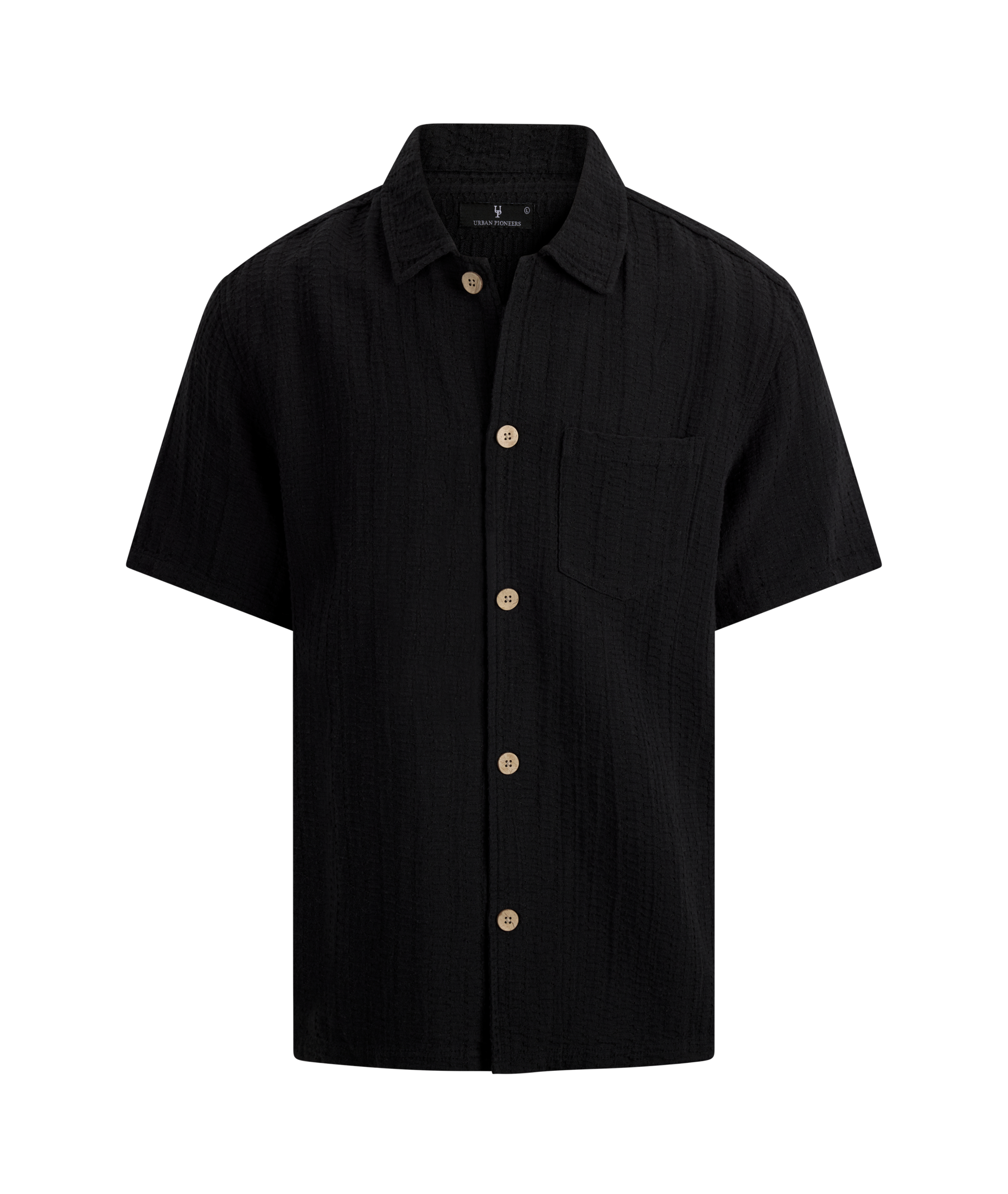 Urban Pioneers Male Reggie SS Shirt SS SHIRT BLACK