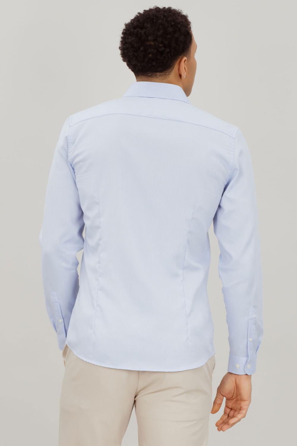 Urban Pioneers Male Renard LS SHIRT LIGHT BLUE