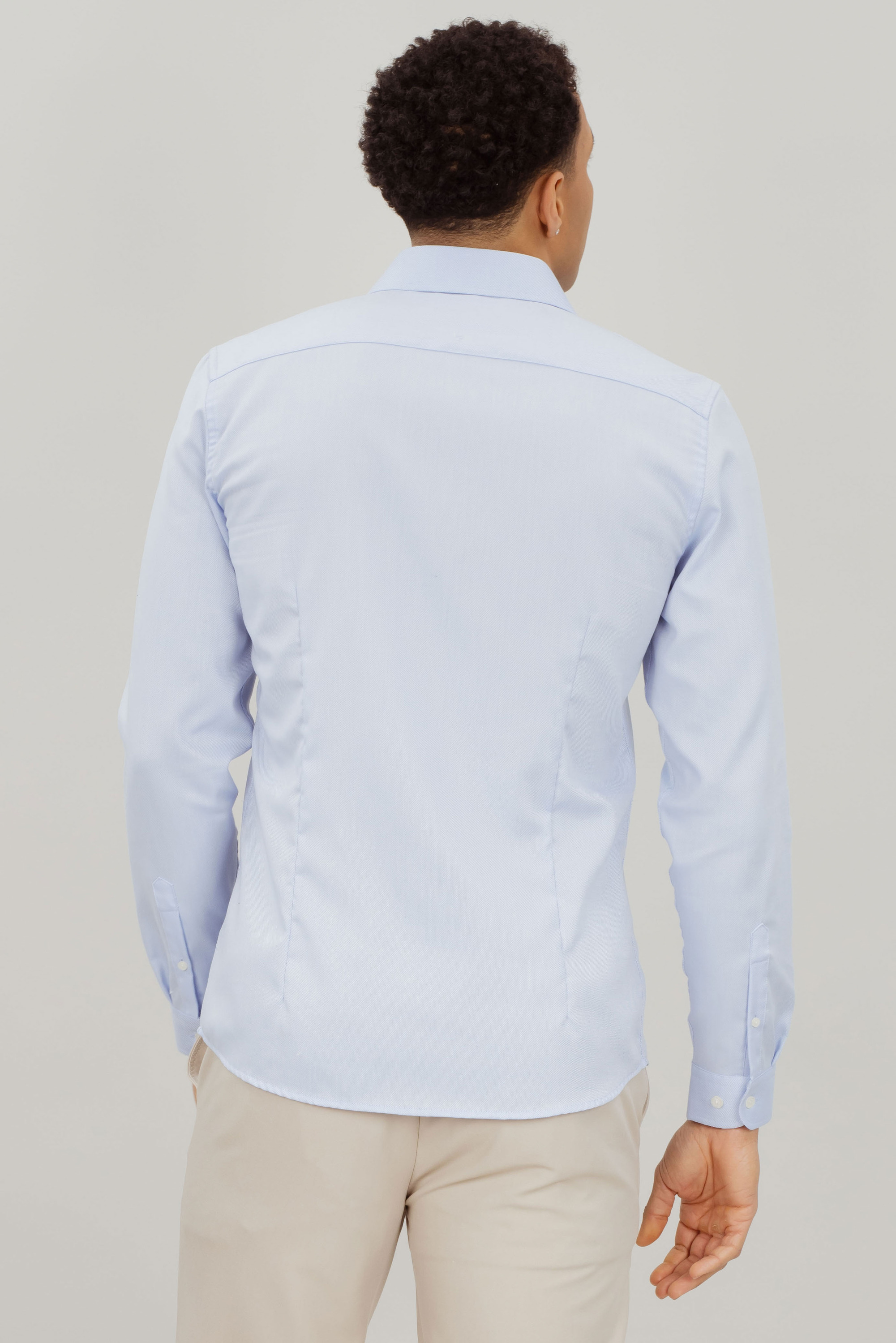 Urban Pioneers Male Renard LS SHIRT LIGHT BLUE