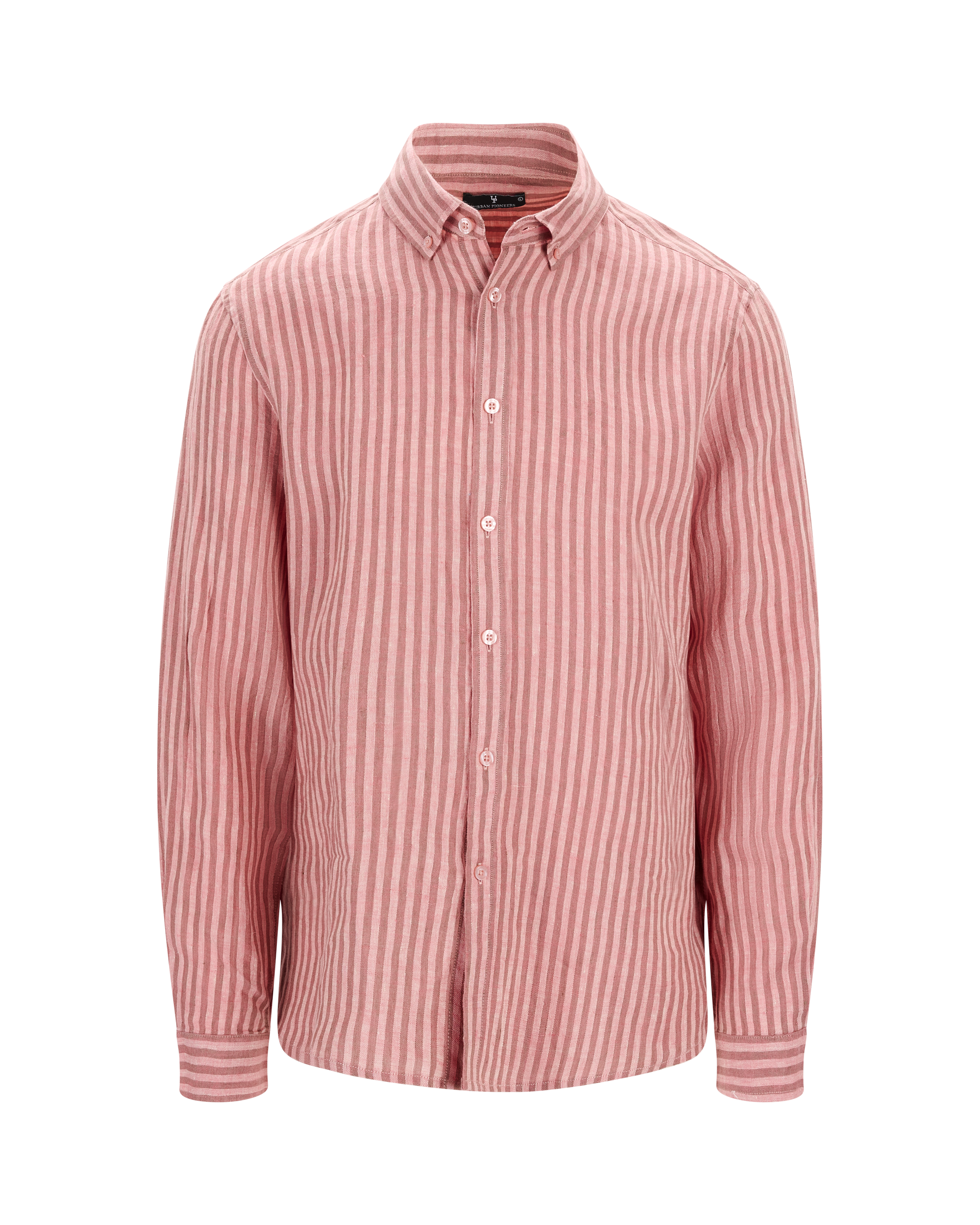 Urban Pioneers Male Renato LS Shirt SHIRT WASHED RED