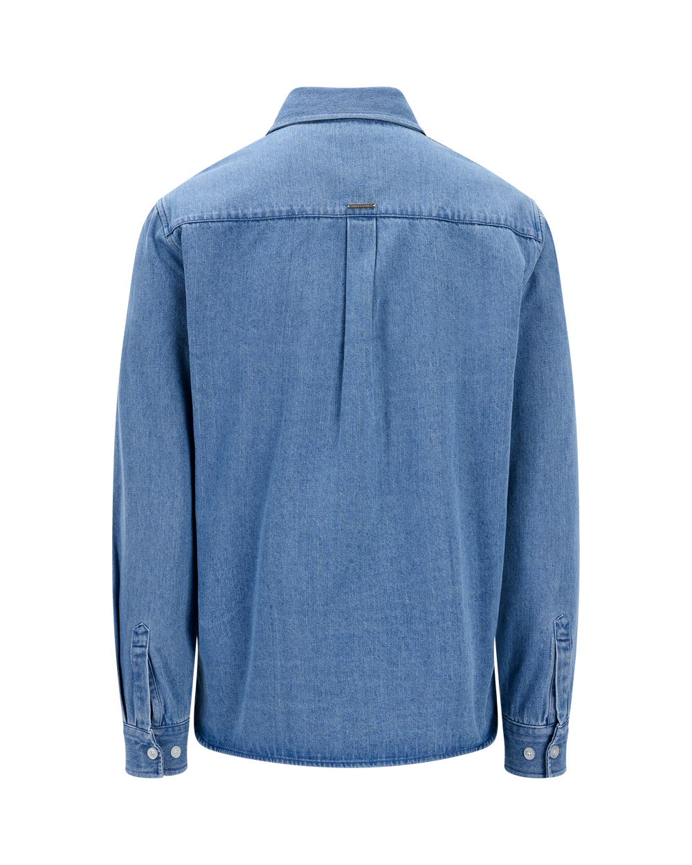 Urban Pioneers Male Rocco LS Shirt SHIRT LIGHT BLUE DENIM