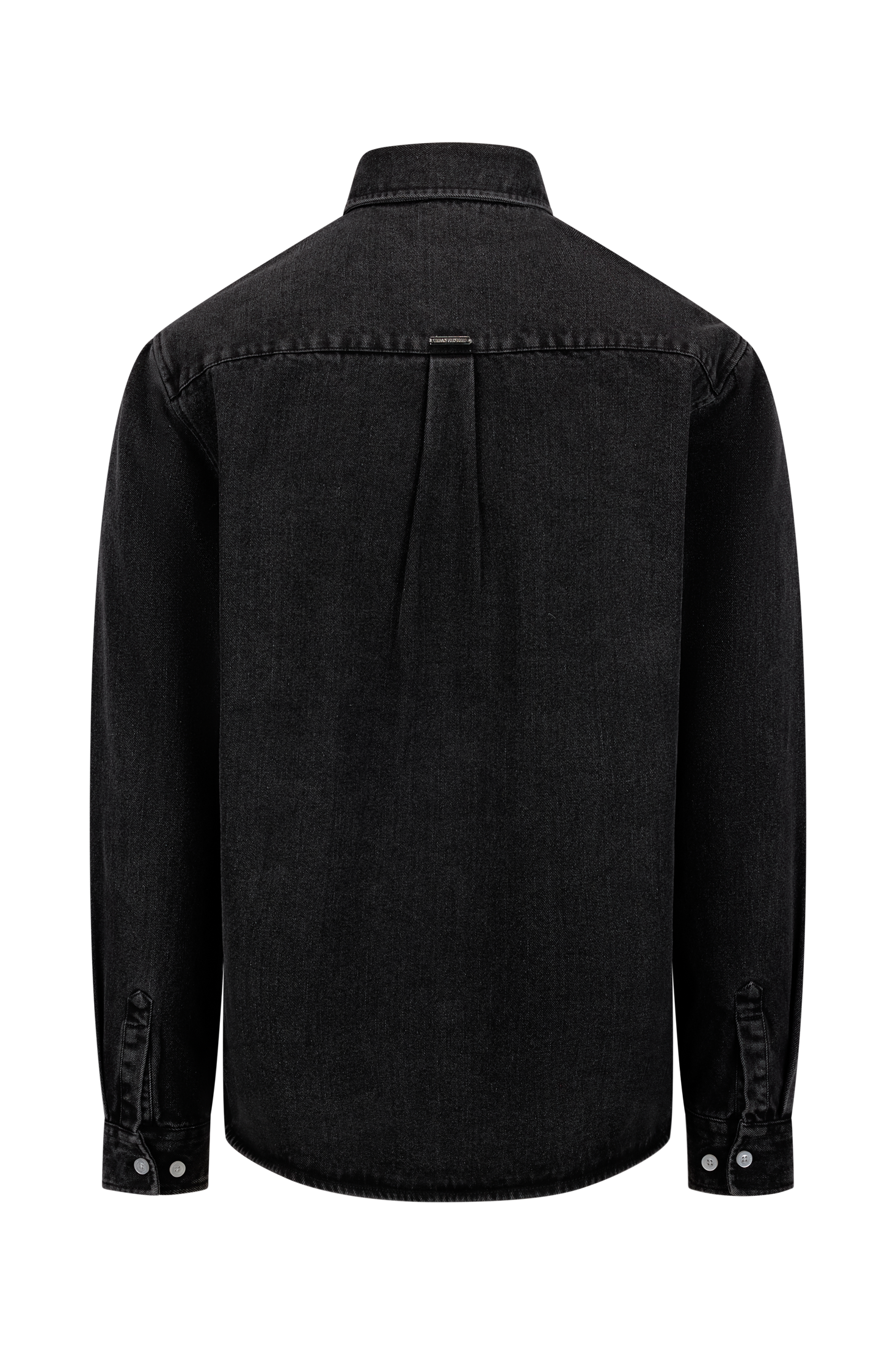 Urban Pioneers Male Rocco LS Shirt SHIRT WASHED BLACK