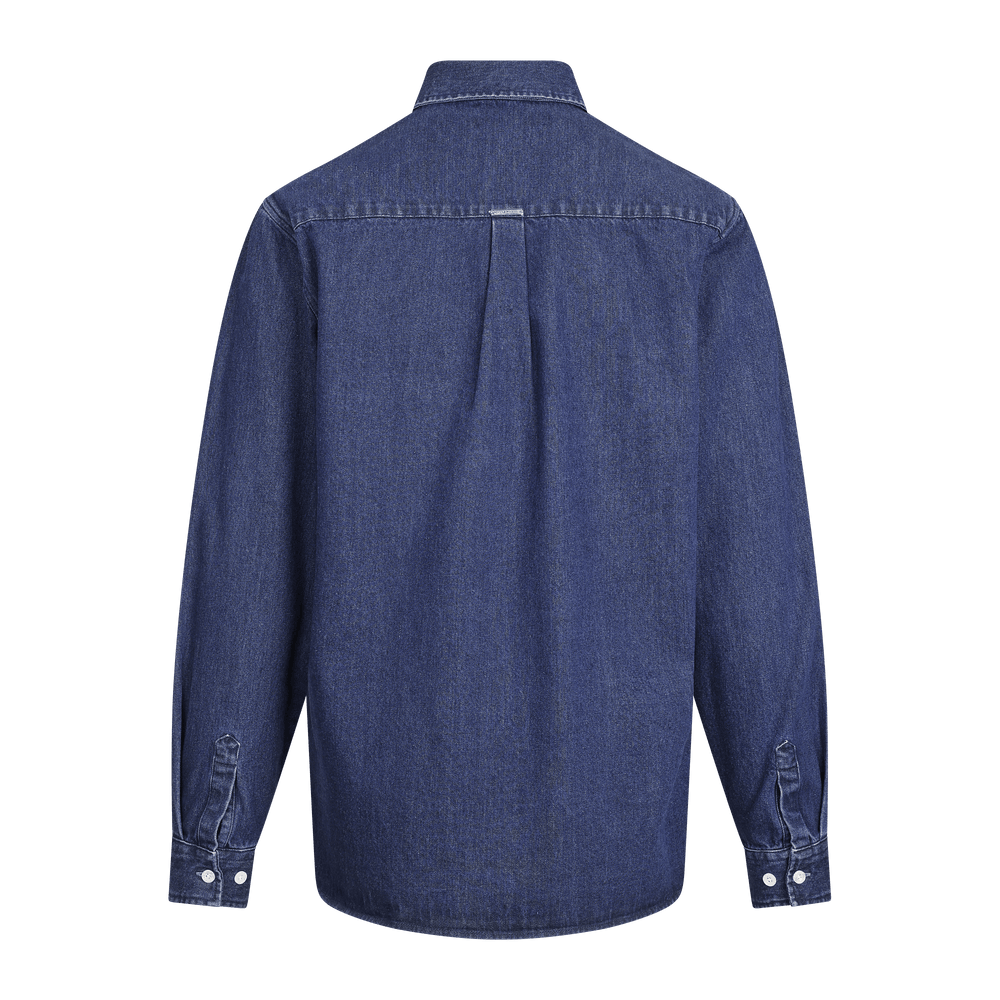 Urban Pioneers Male Rocco Shirt SHIRT DARK BLUE DENIM
