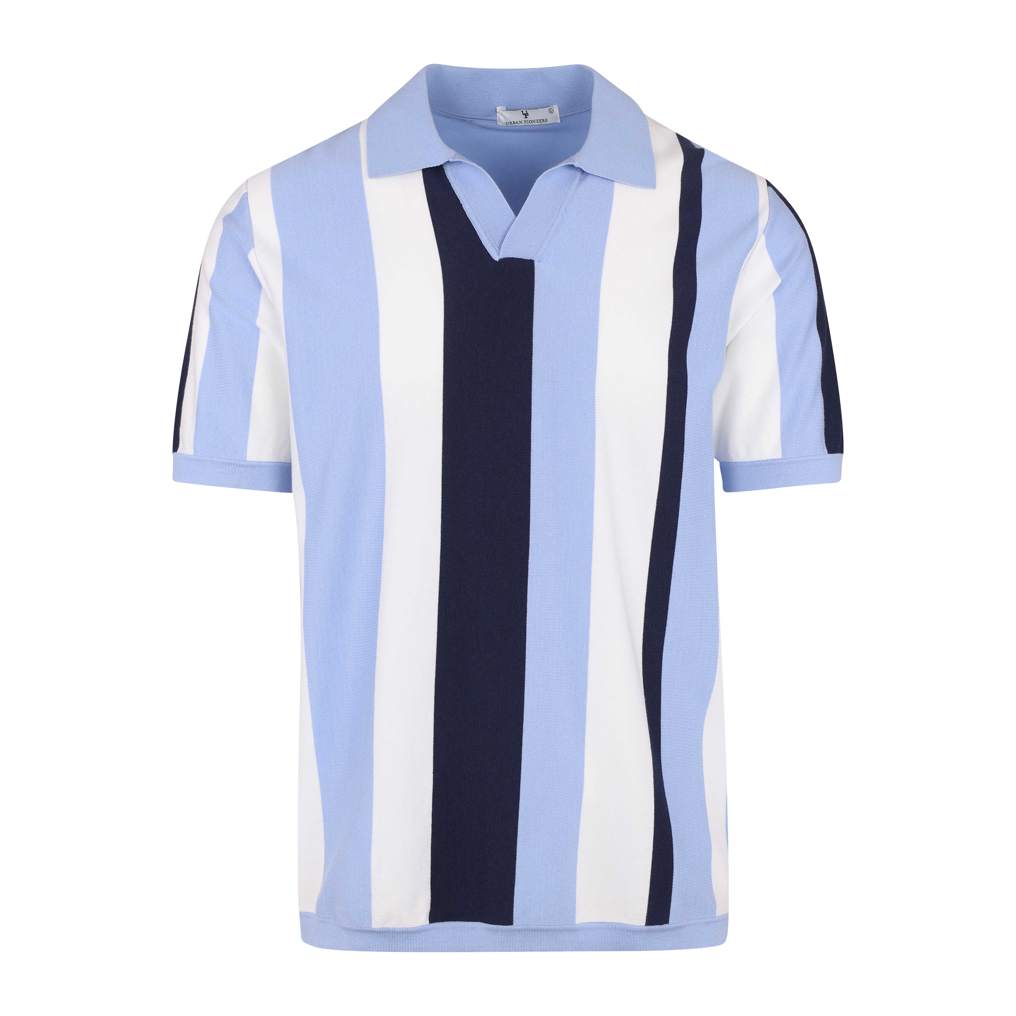 Urban Pioneers Male Romain Pique PIQUE BLUE MULTI