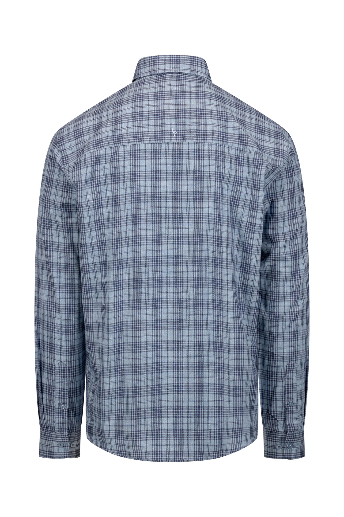 Urban Pioneers Male Ronald LS Shirt SHIRT BLUE CHECK