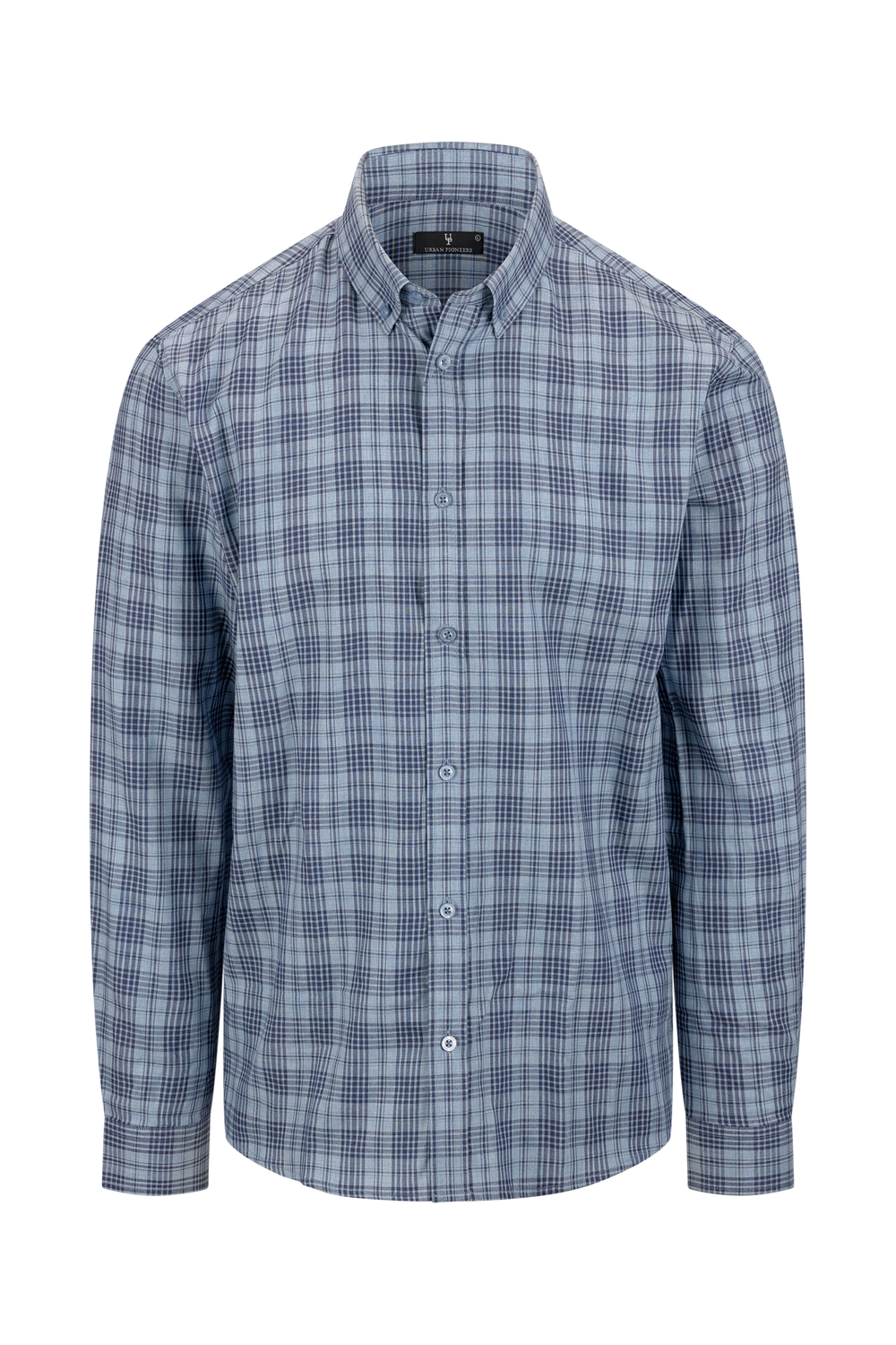 Urban Pioneers Male Ronald LS Shirt SHIRT BLUE CHECK