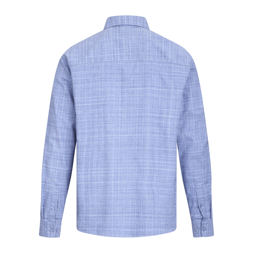 Urban Pioneers Male Ronald LS Shirt SHIRT MID BLUE