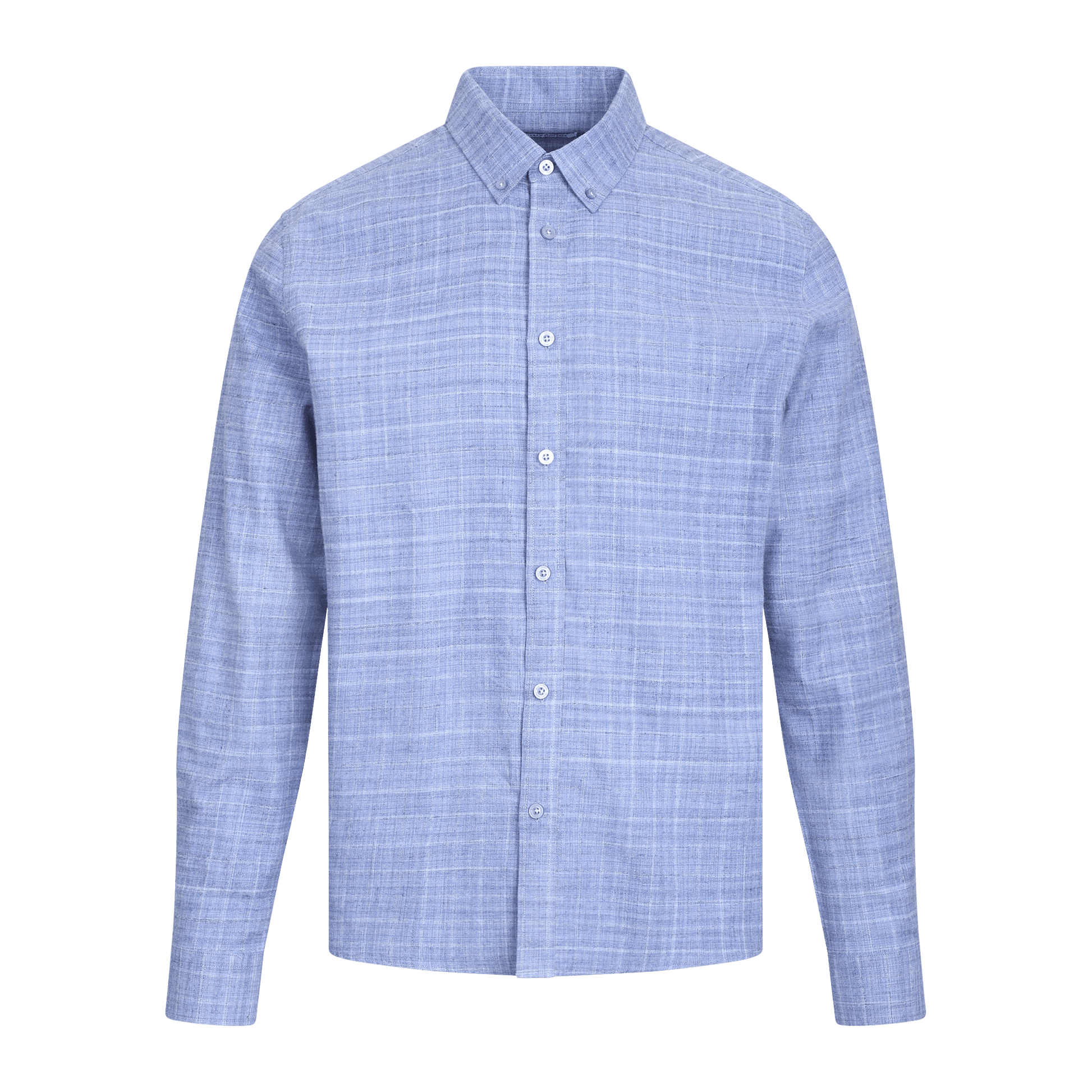 Urban Pioneers Male Ronald LS Shirt SHIRT MID BLUE